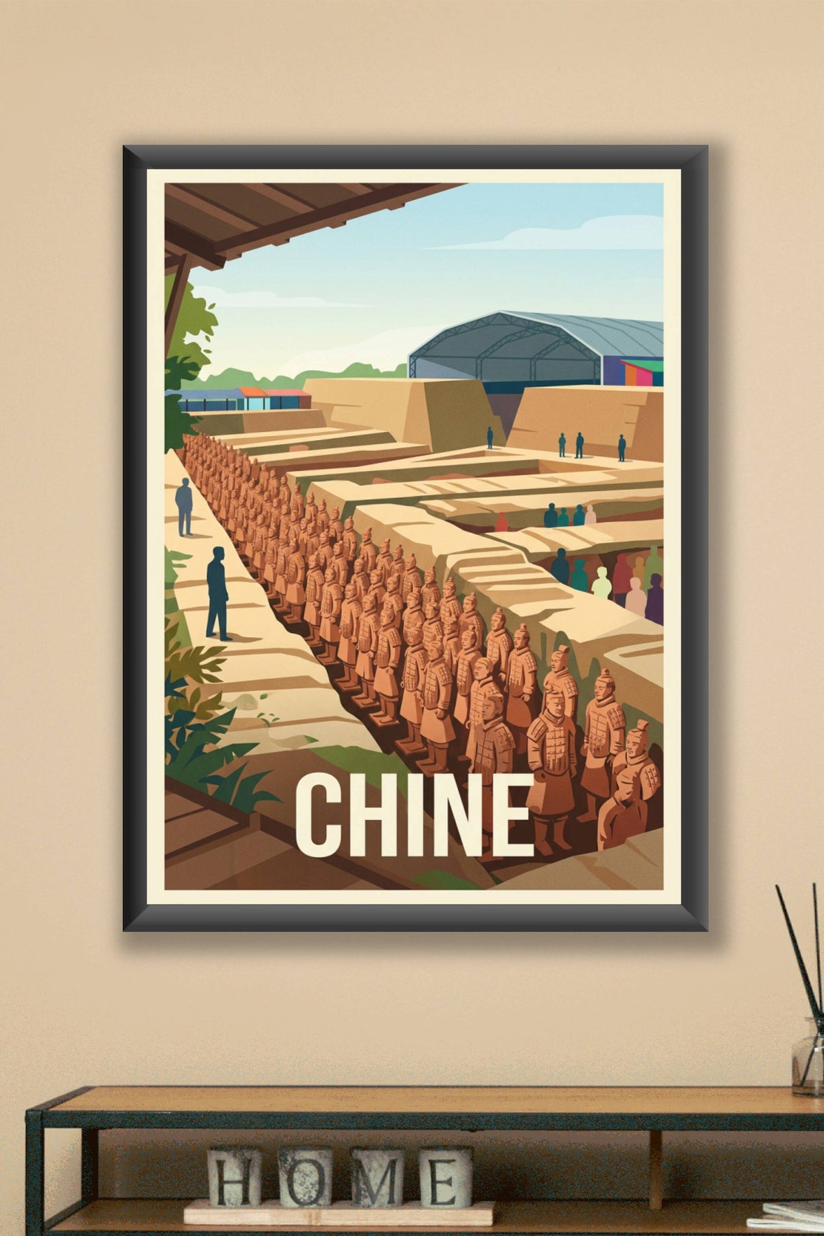 Affiche de Chine, Armée de terre cuite