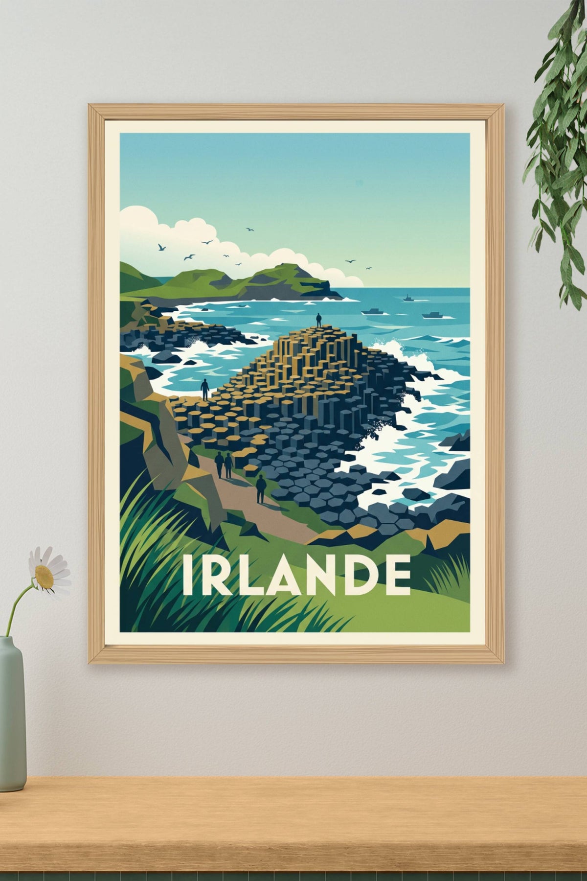 Affiche d'Irlande, Chaussée des Géants