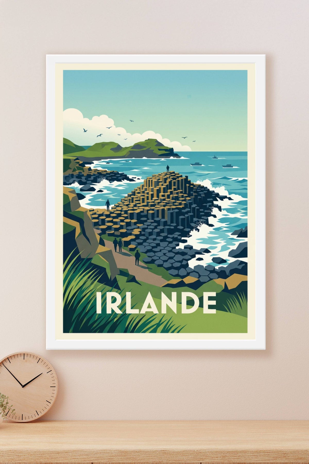 Affiche d'Irlande, Chaussée des Géants