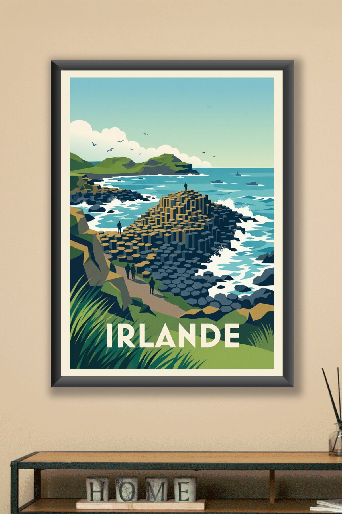 Affiche d'Irlande, Chaussée des Géants