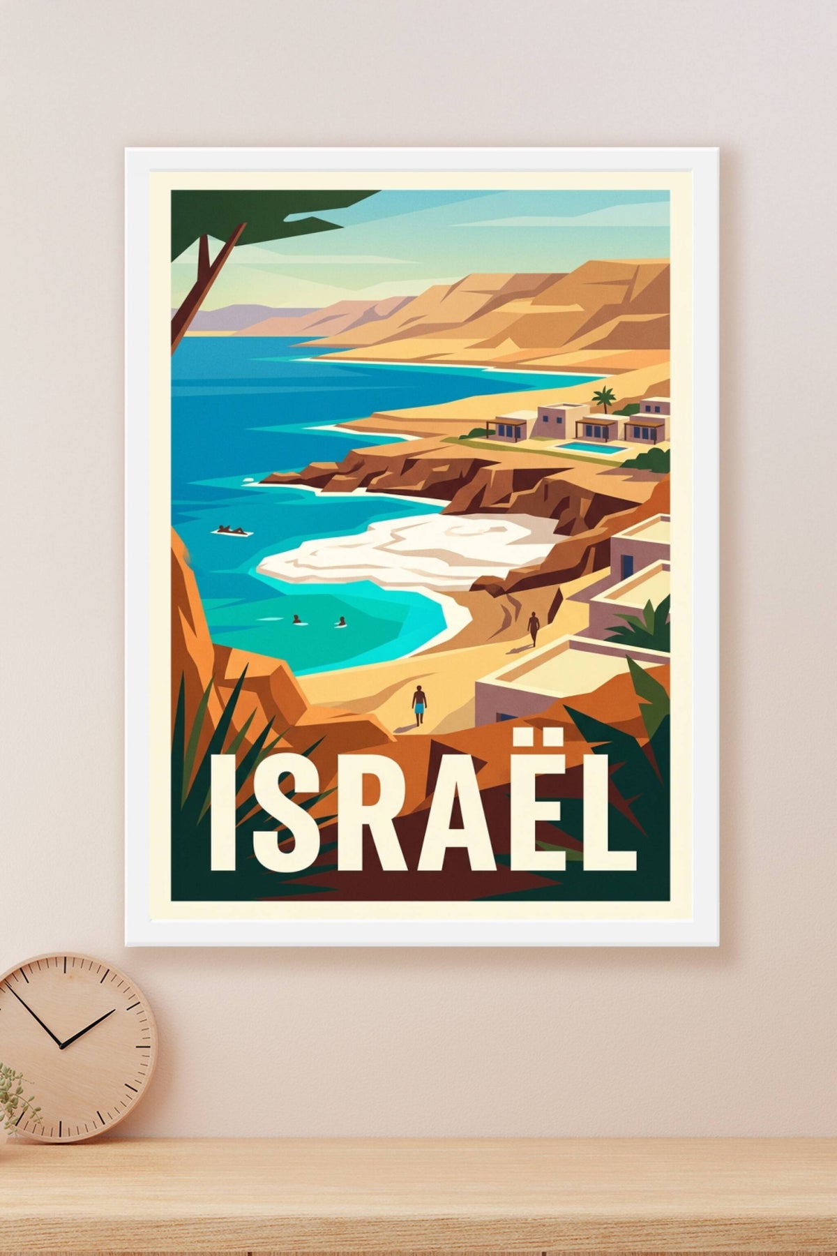 Affiche d'Israël, Mer Morte et désert