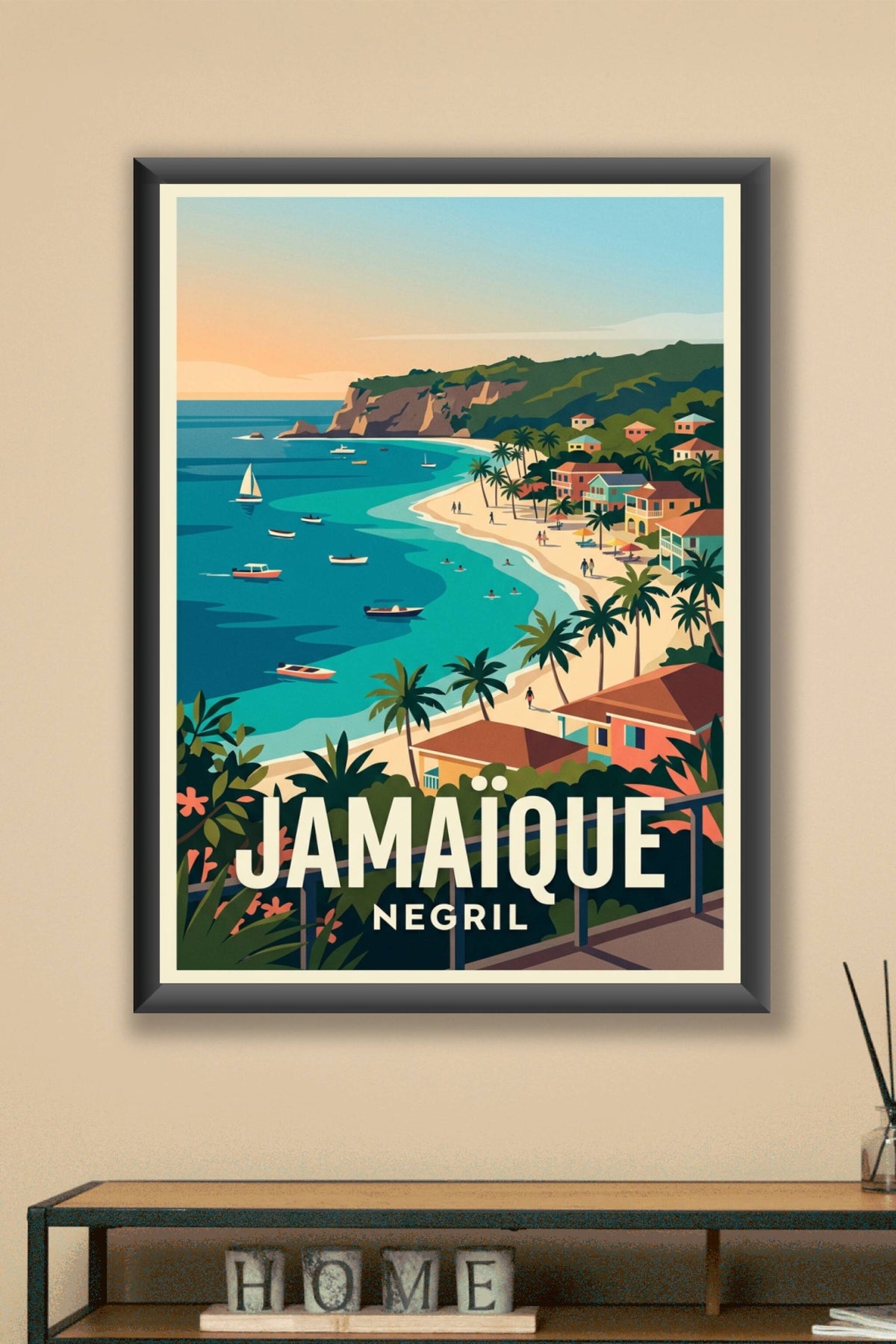 Affiche de la Jamaïque, Negril poster