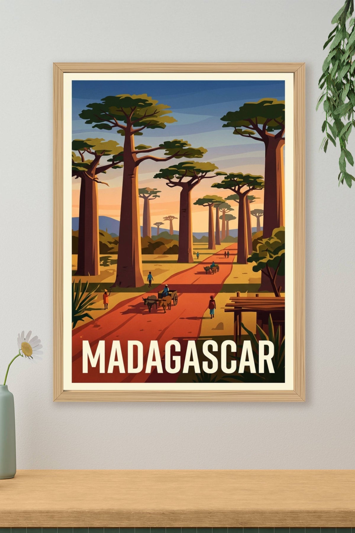 Affiche de Madagascar, Allée des Baobabs