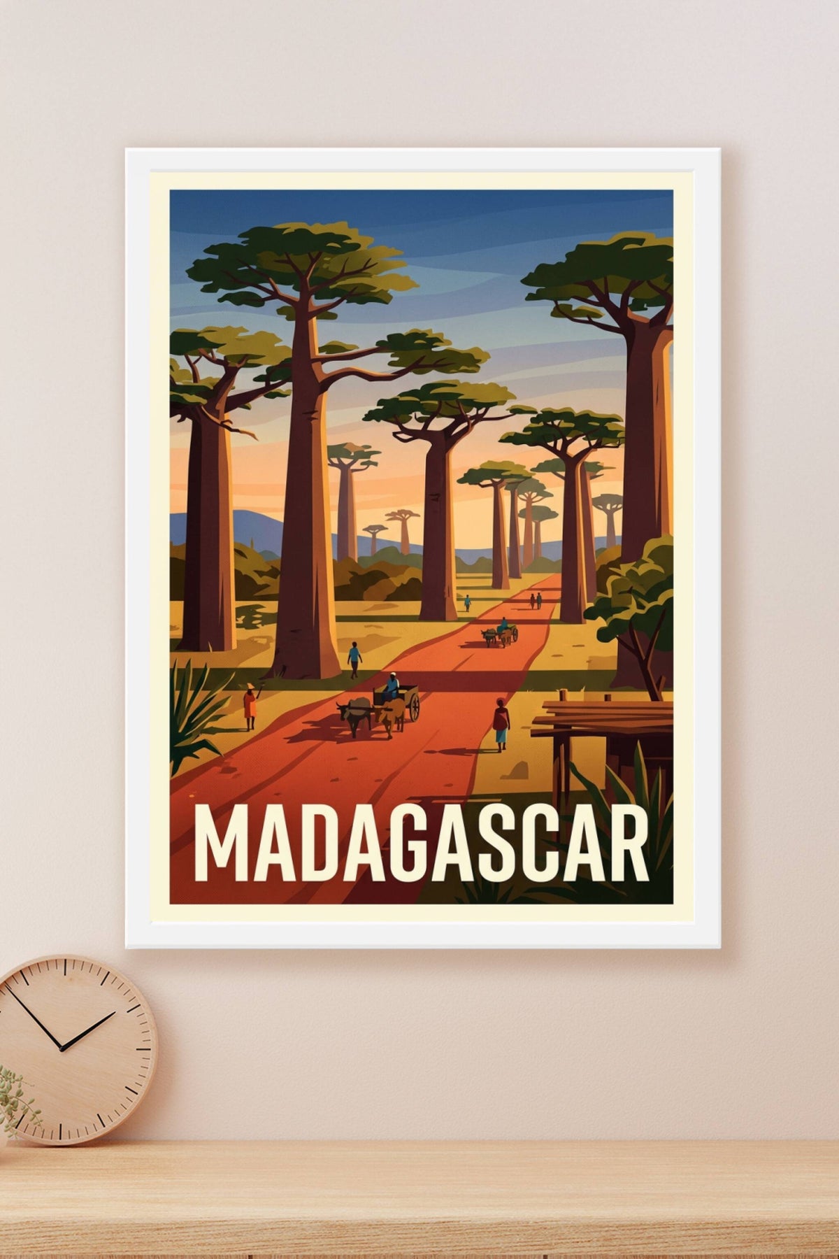 Affiche de Madagascar, Allée des Baobabs