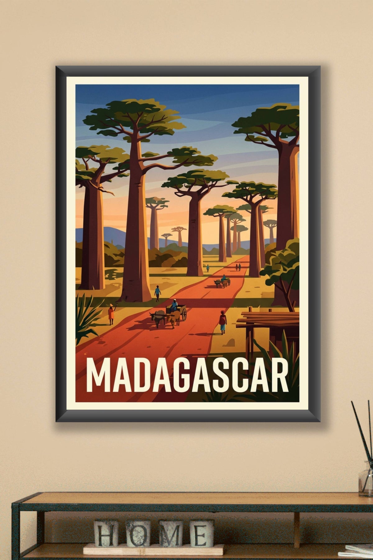 Affiche de Madagascar, Allée des Baobabs