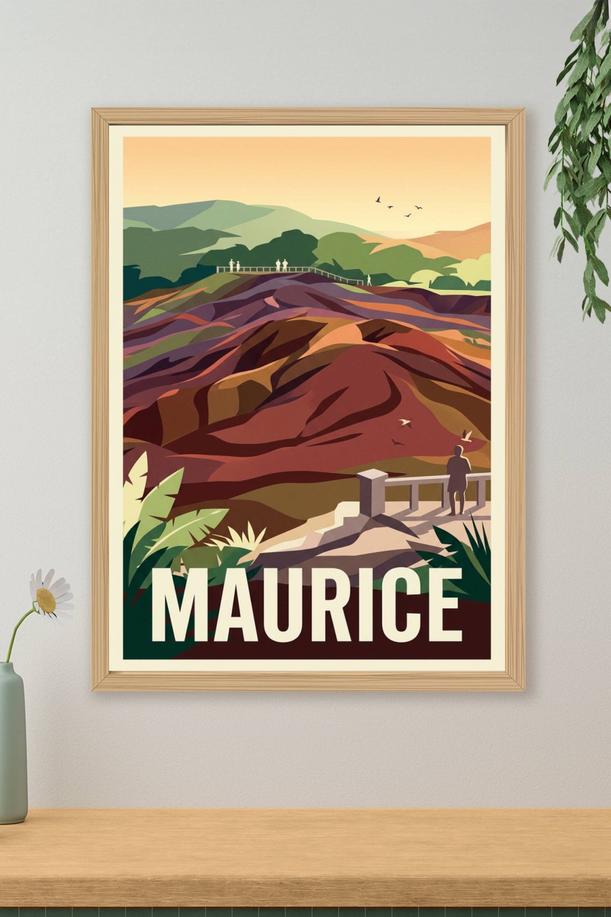 Affiche Maurice, Terres des Sept Couleurs