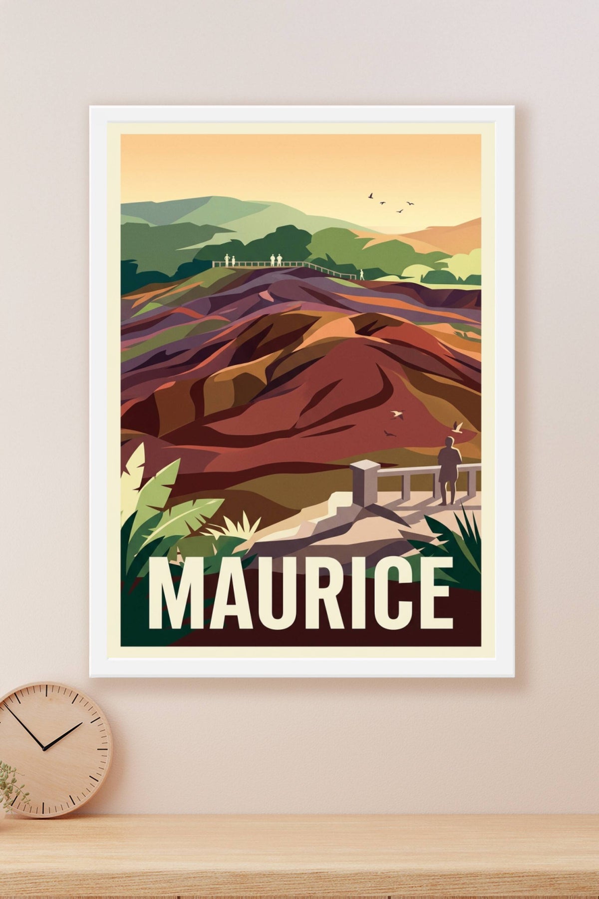 Affiche Maurice, Terres des Sept Couleurs