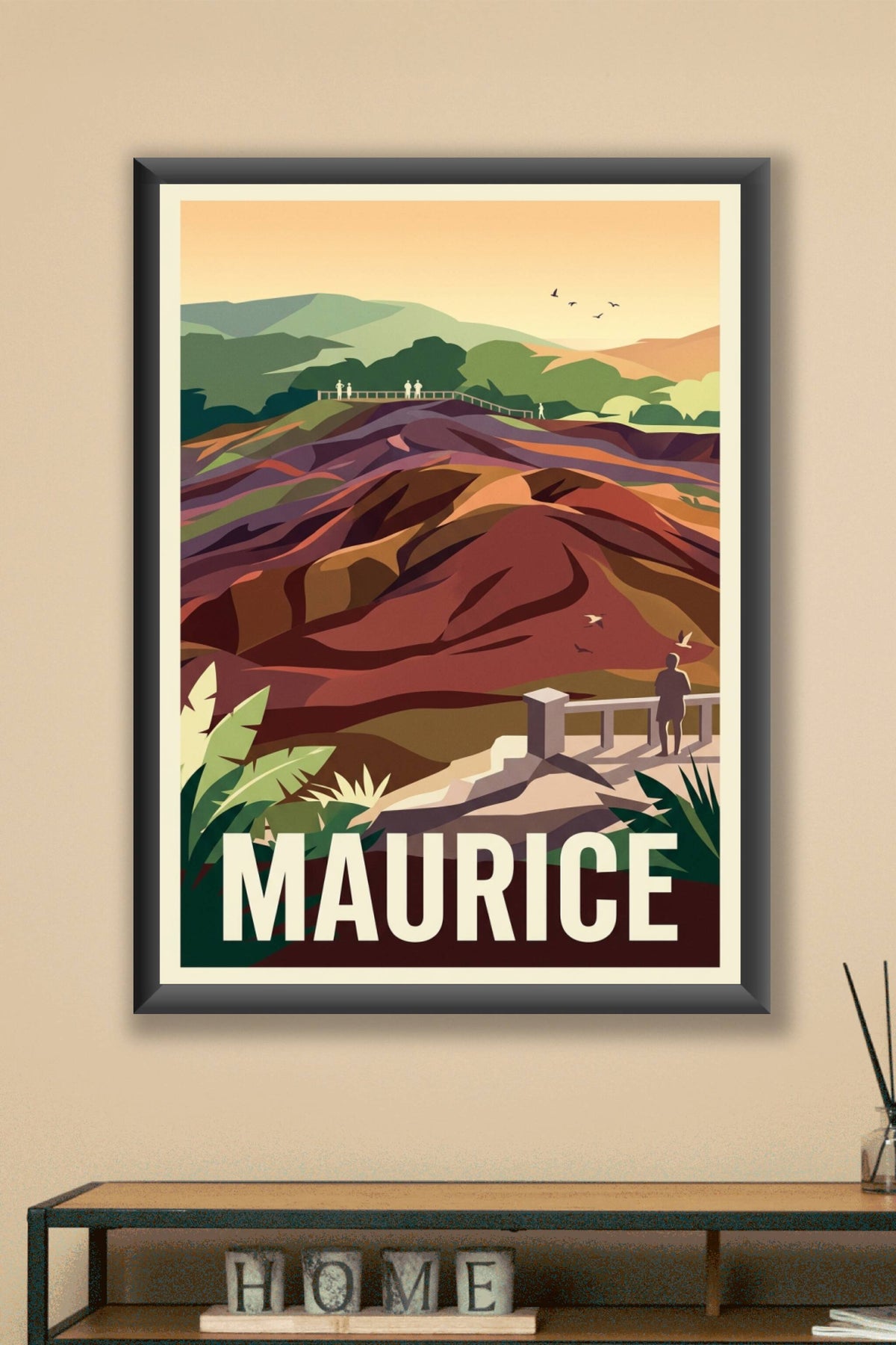 Affiche Maurice, Terres des Sept Couleurs