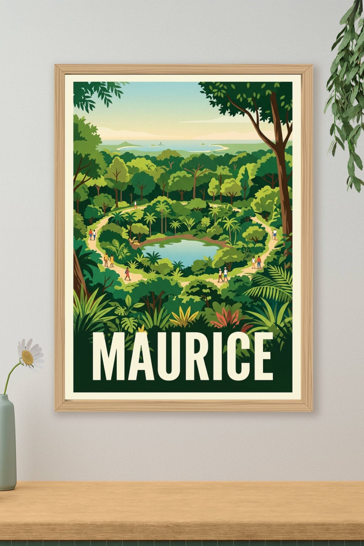 Affiche Maurice, poster Trou aux Cerfs