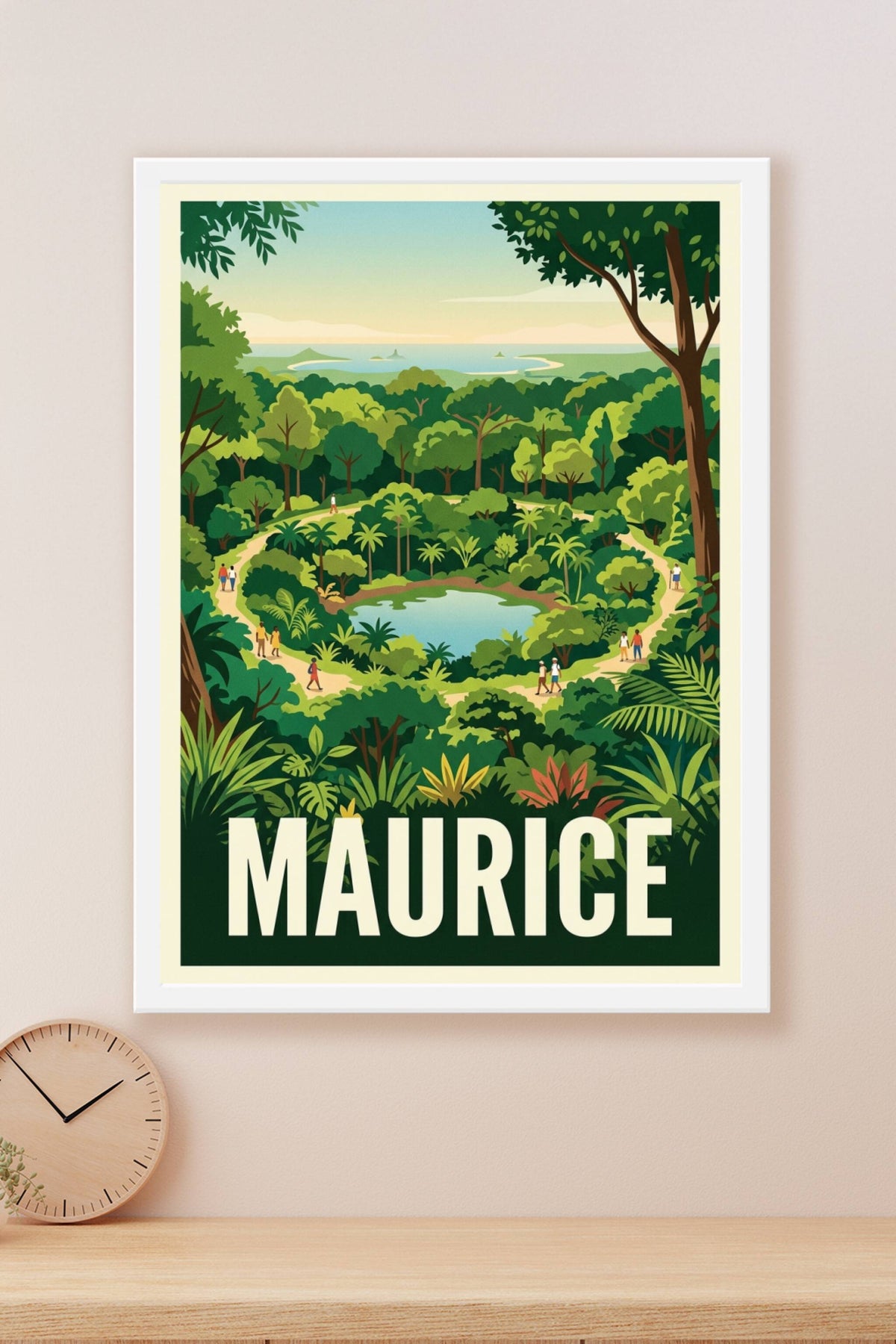Affiche Maurice, poster Trou aux Cerfs