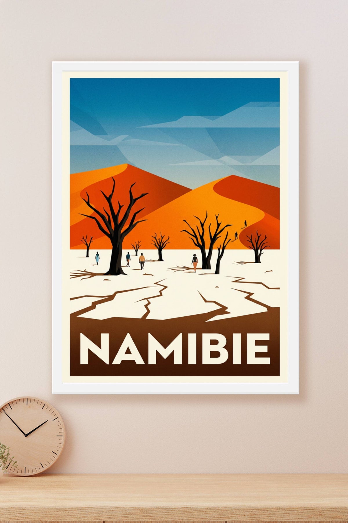 Poster Namibie, dunes orange Deadvlei