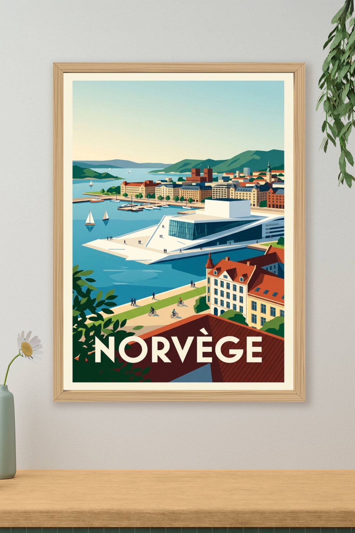 Affiche de Norvège, l'Opéra d'Oslo