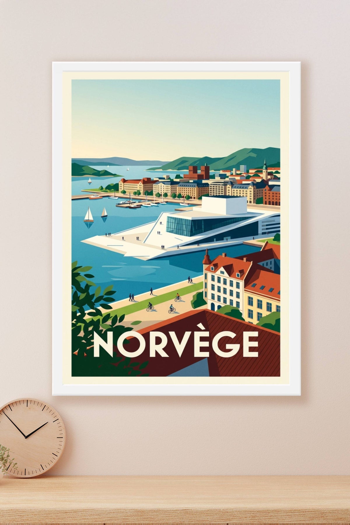 Affiche de Norvège, l'Opéra d'Oslo