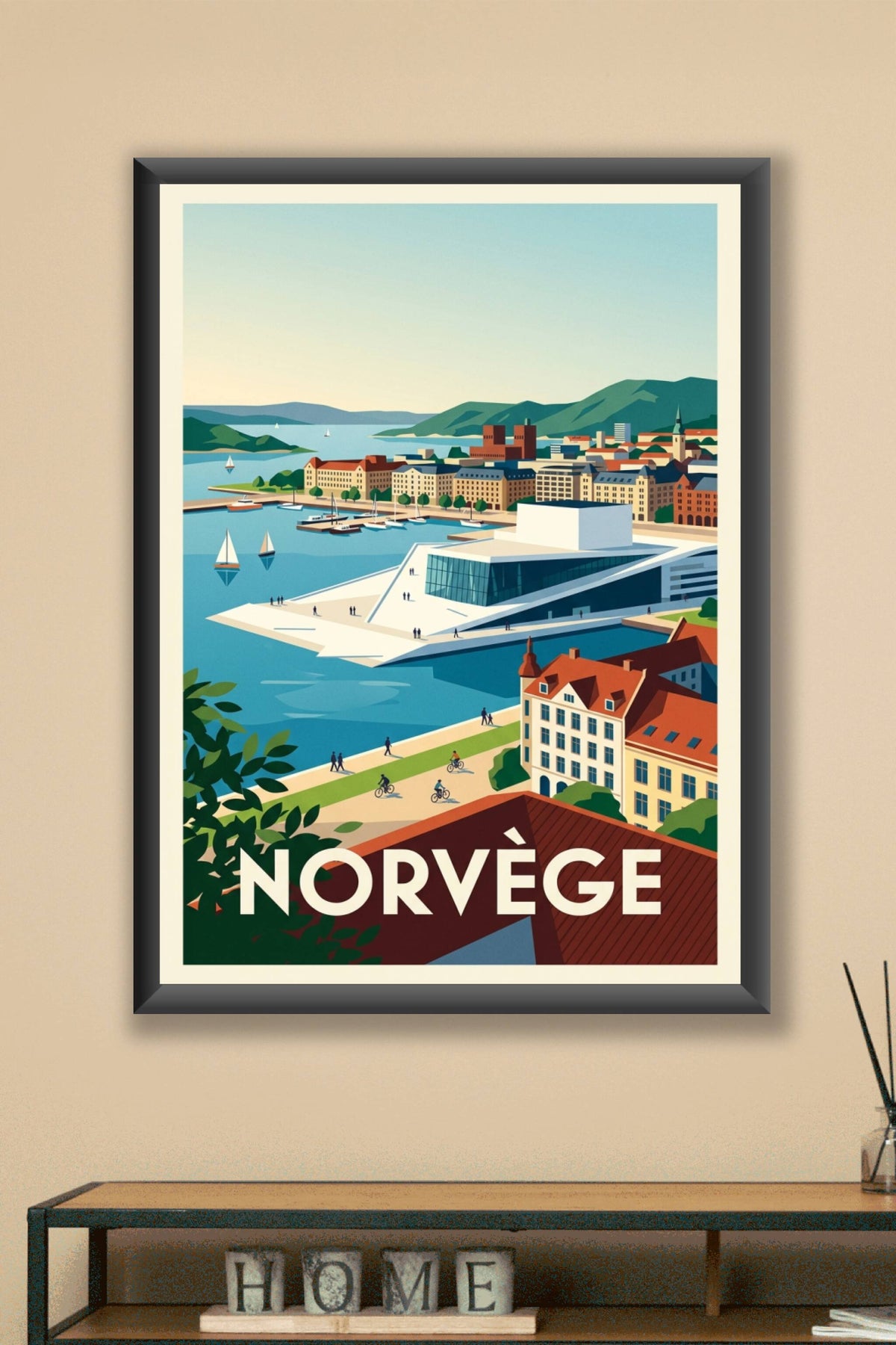 Affiche de Norvège, l'Opéra d'Oslo