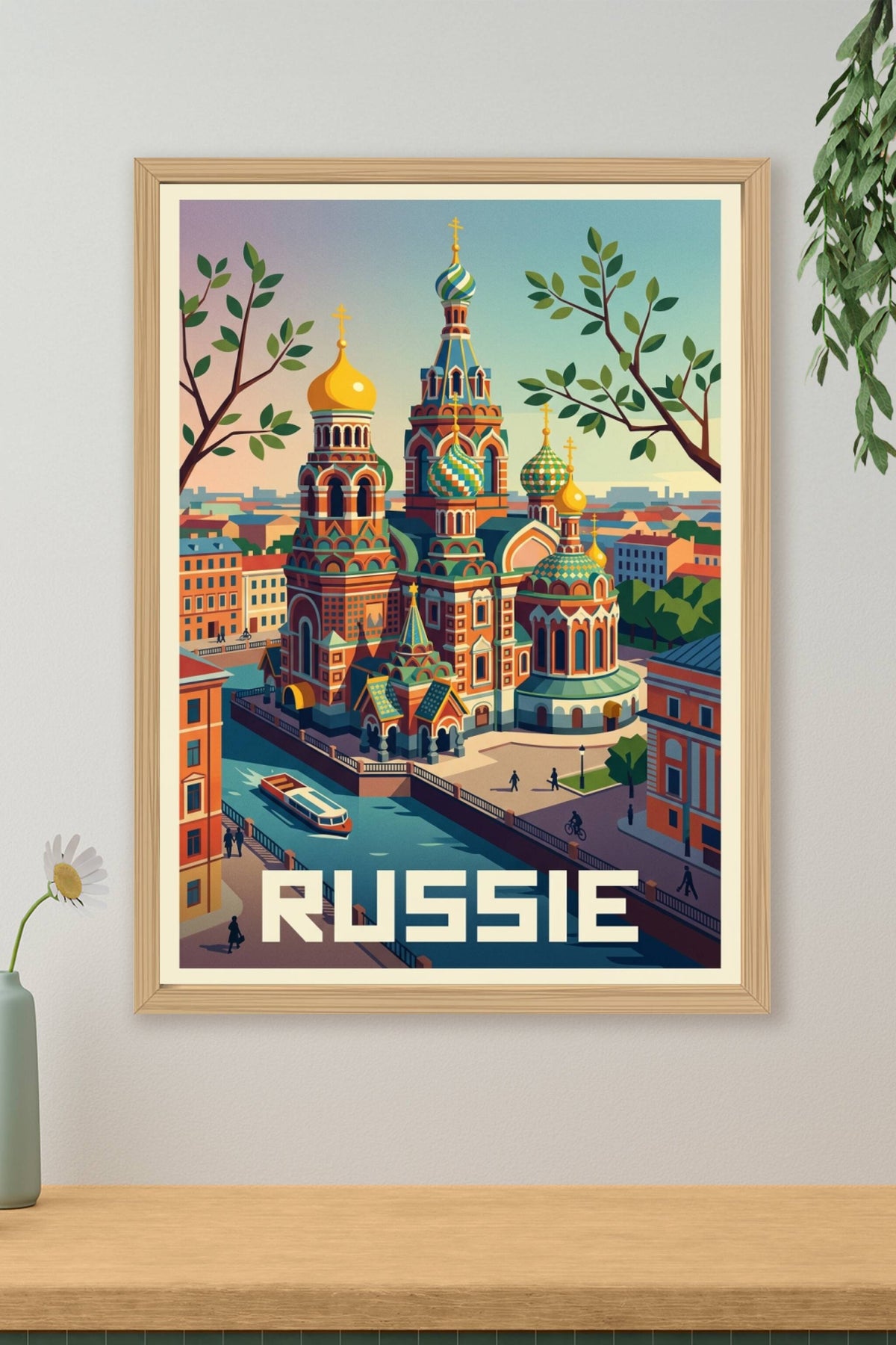 Affiche de Russie, poster Saint-Pétersbourg