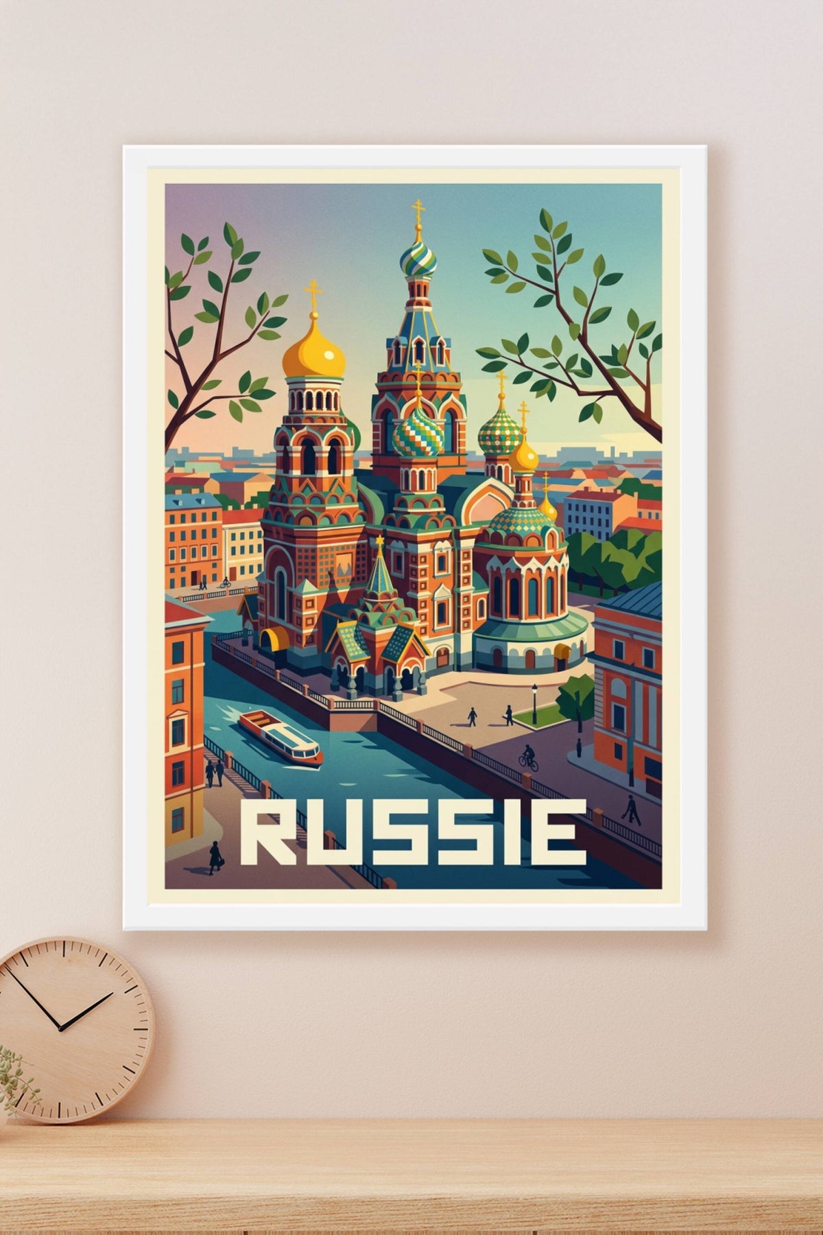 Affiche de Russie, poster Saint-Pétersbourg