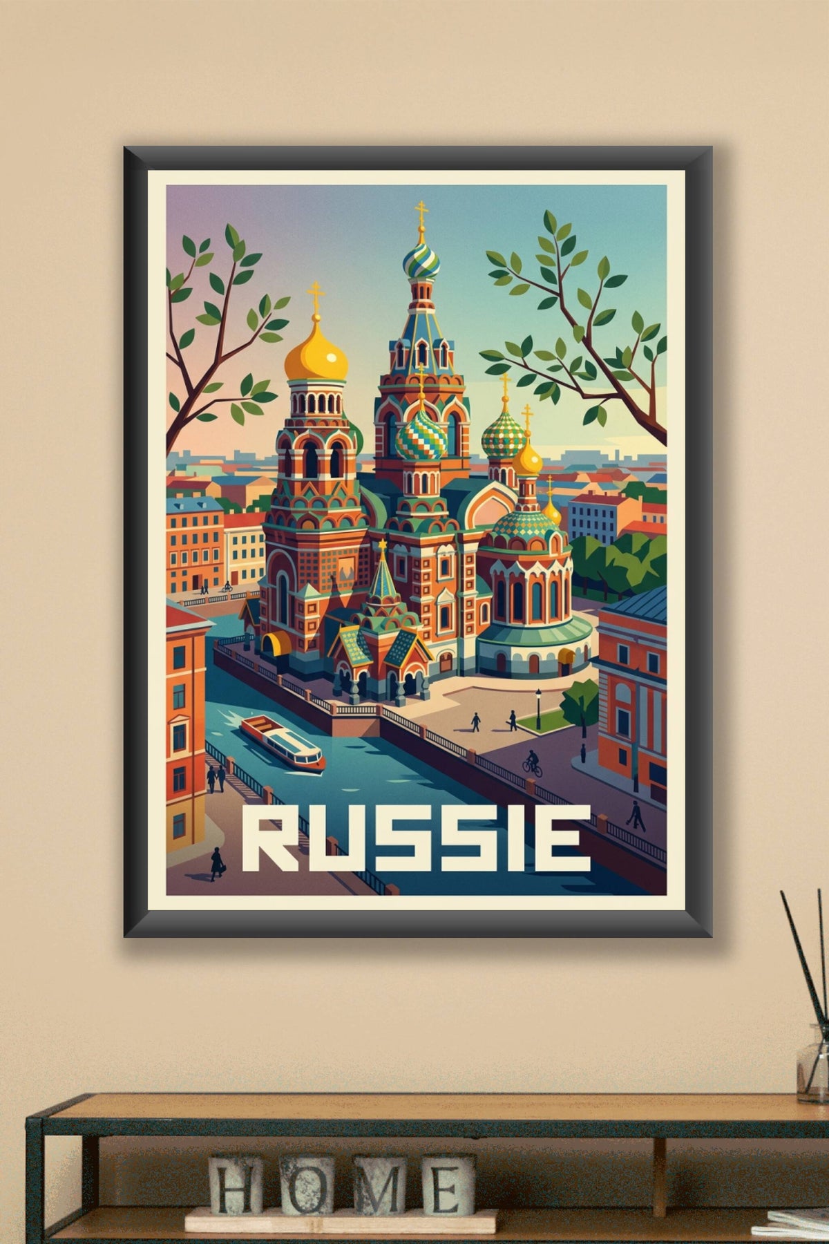 Affiche de Russie, poster Saint-Pétersbourg