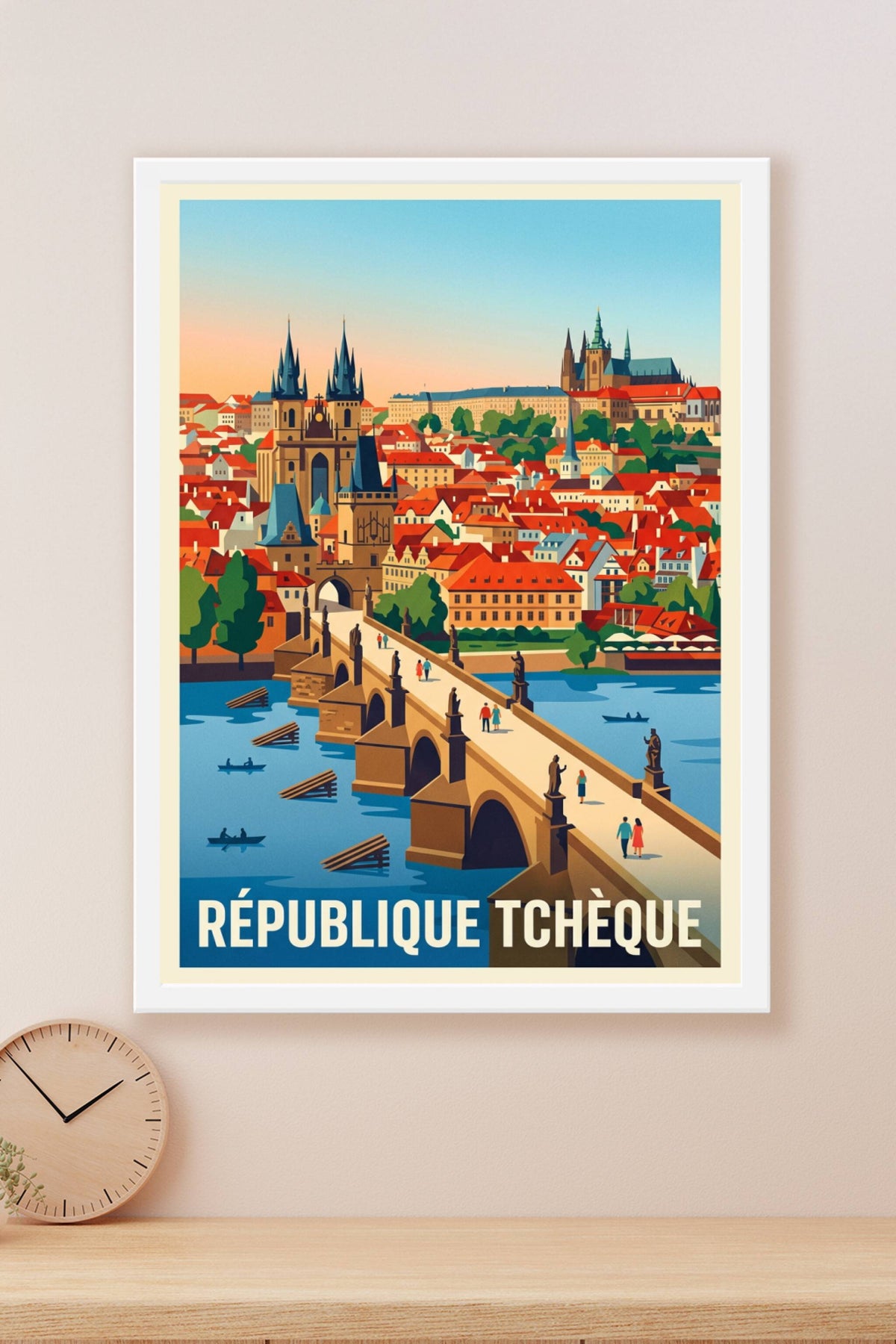 Poster de la République Tchèque, Pont Charles