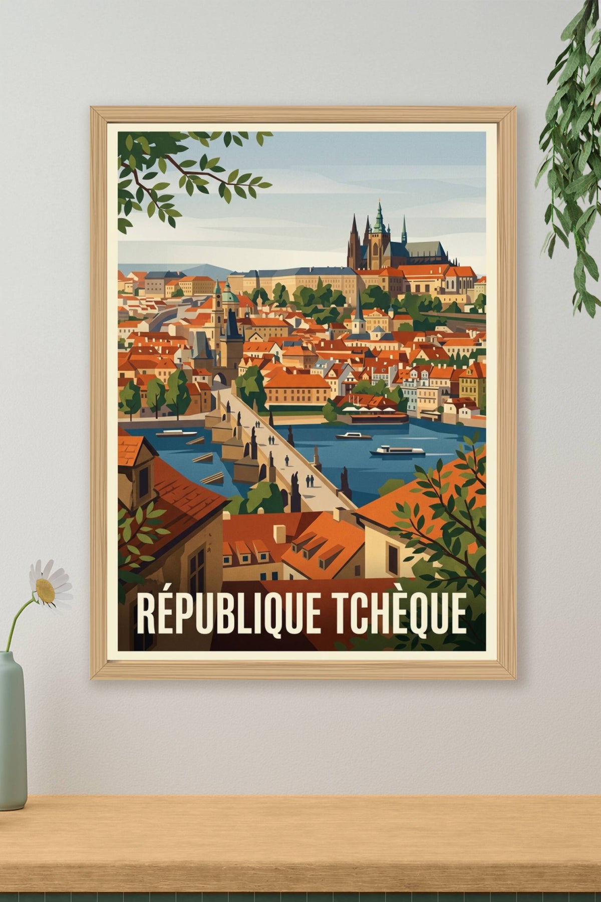 Poster de République Tchèque, Pont Charles