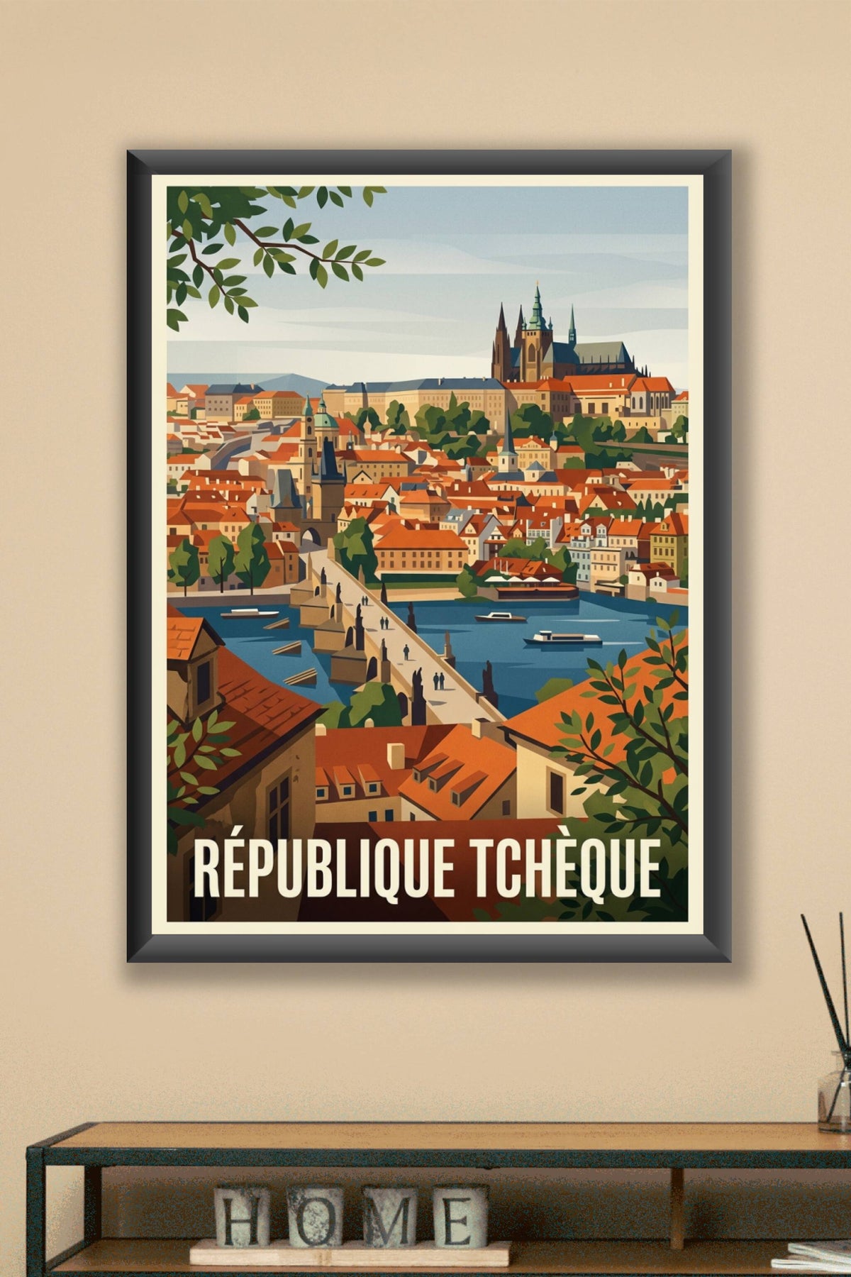 Poster de République Tchèque, Pont Charles