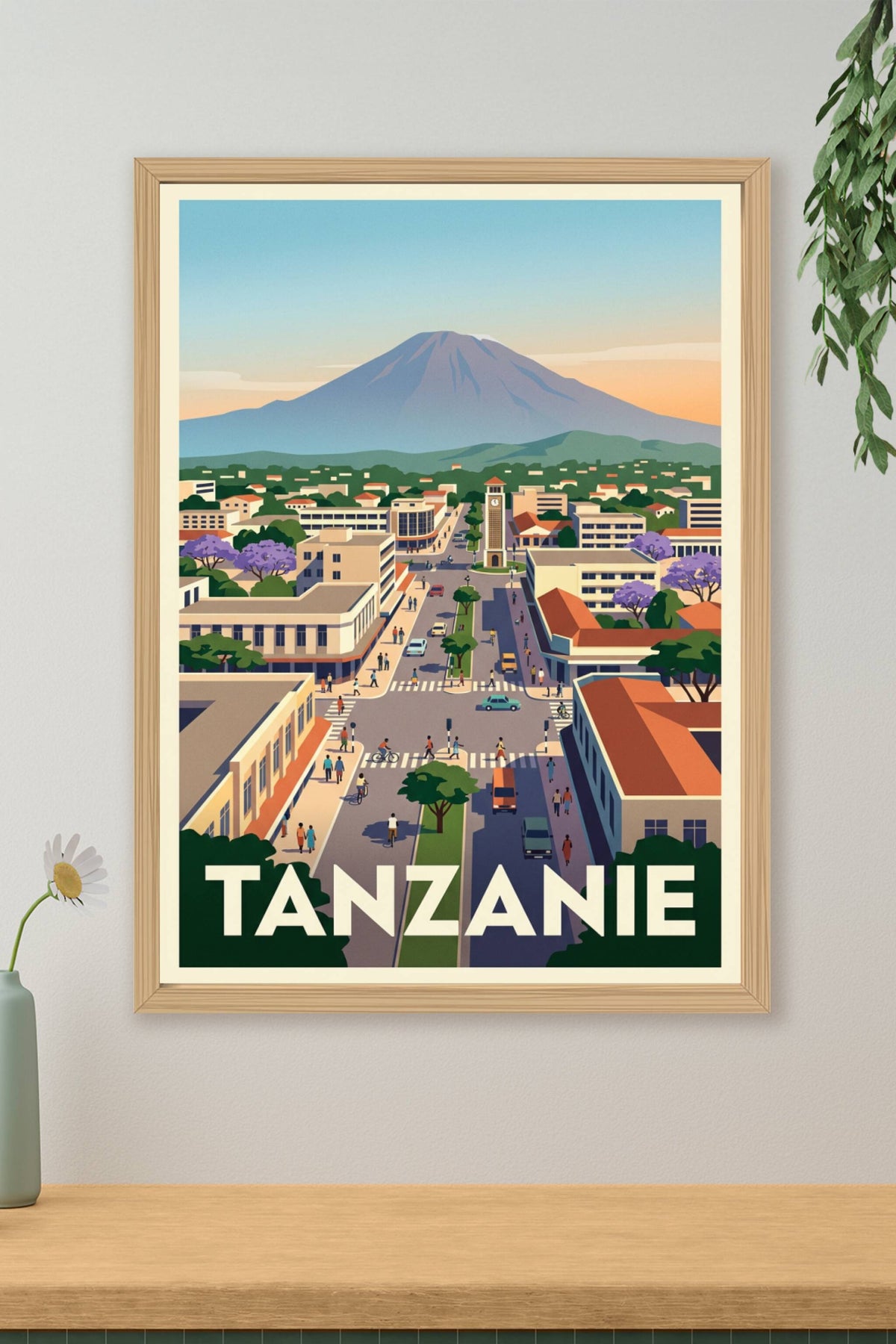 Affiche de Tanzanie, Kilimandjaro