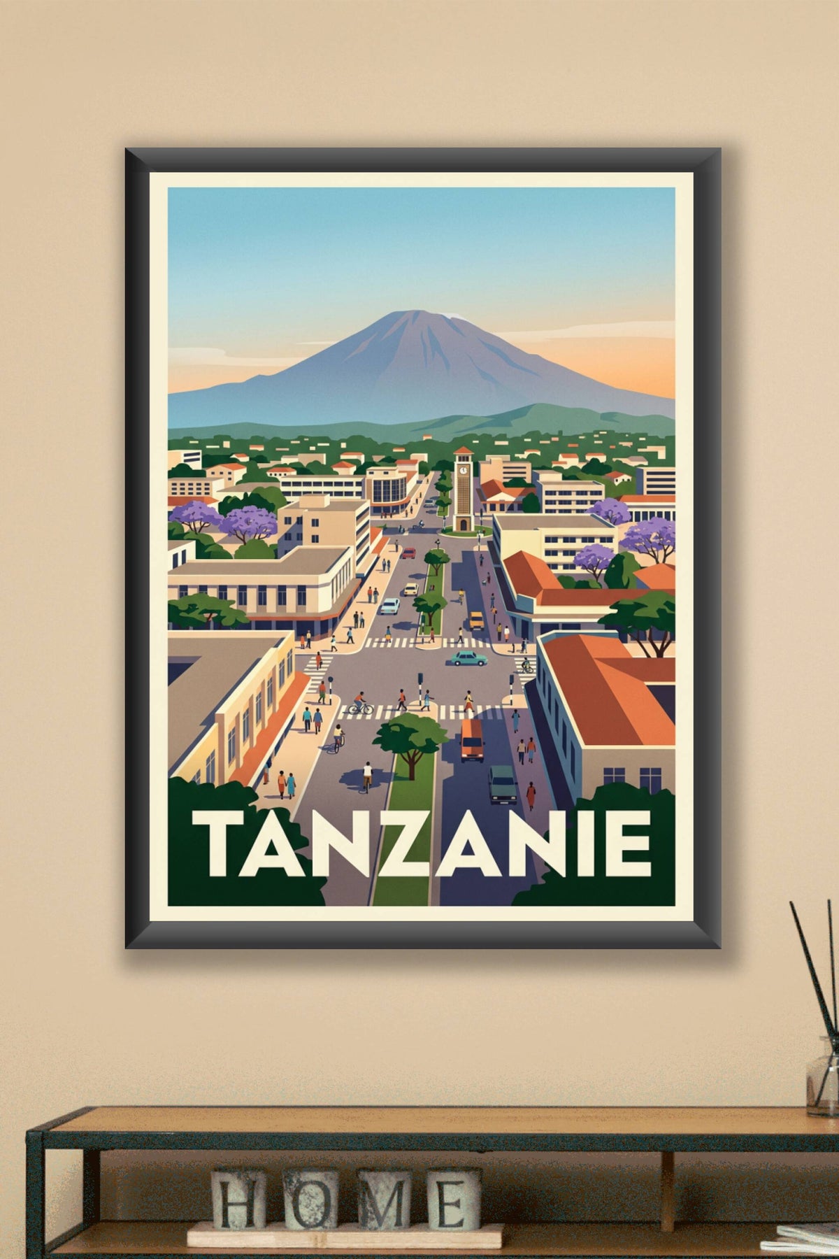 Affiche de Tanzanie, Kilimandjaro