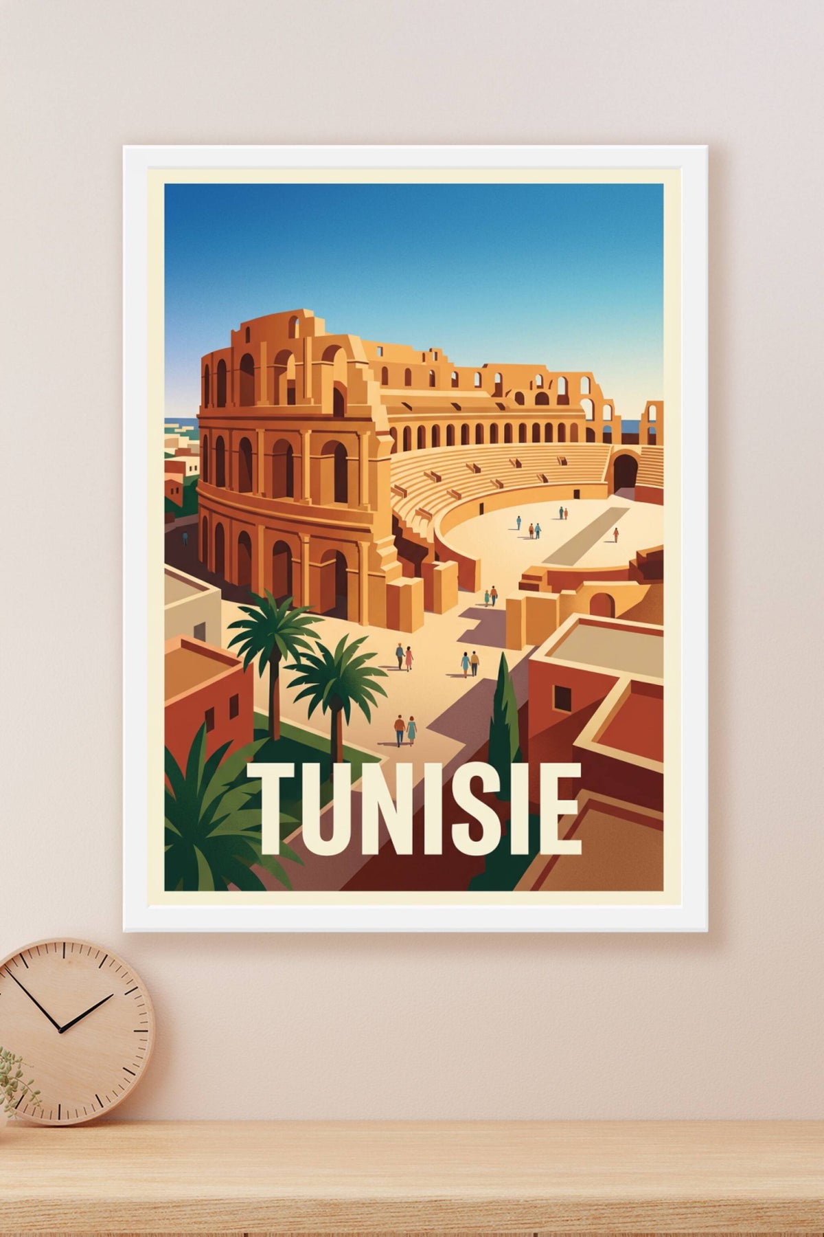 Poster de Tunisie, l'amphithéâtre d'El Jem