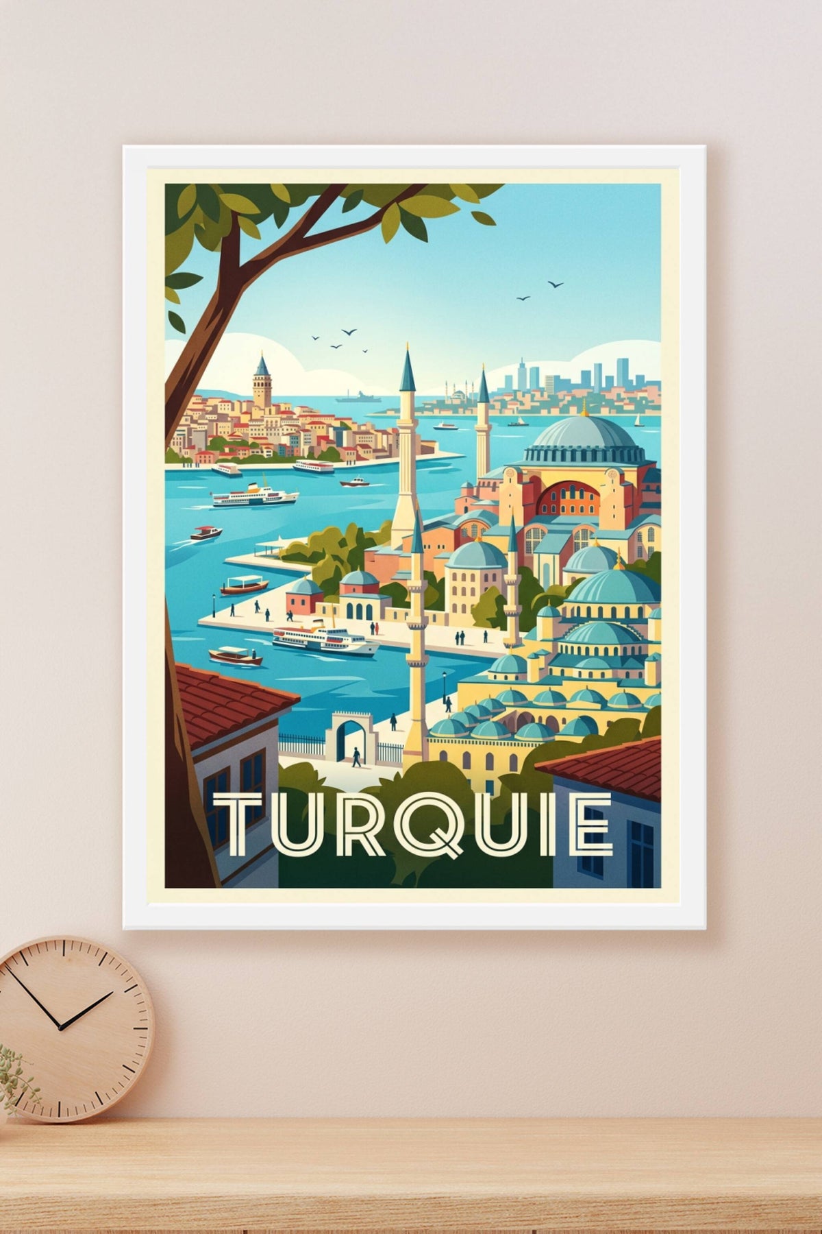 Poster de Turquie, Sainte-Sophie poster voyage