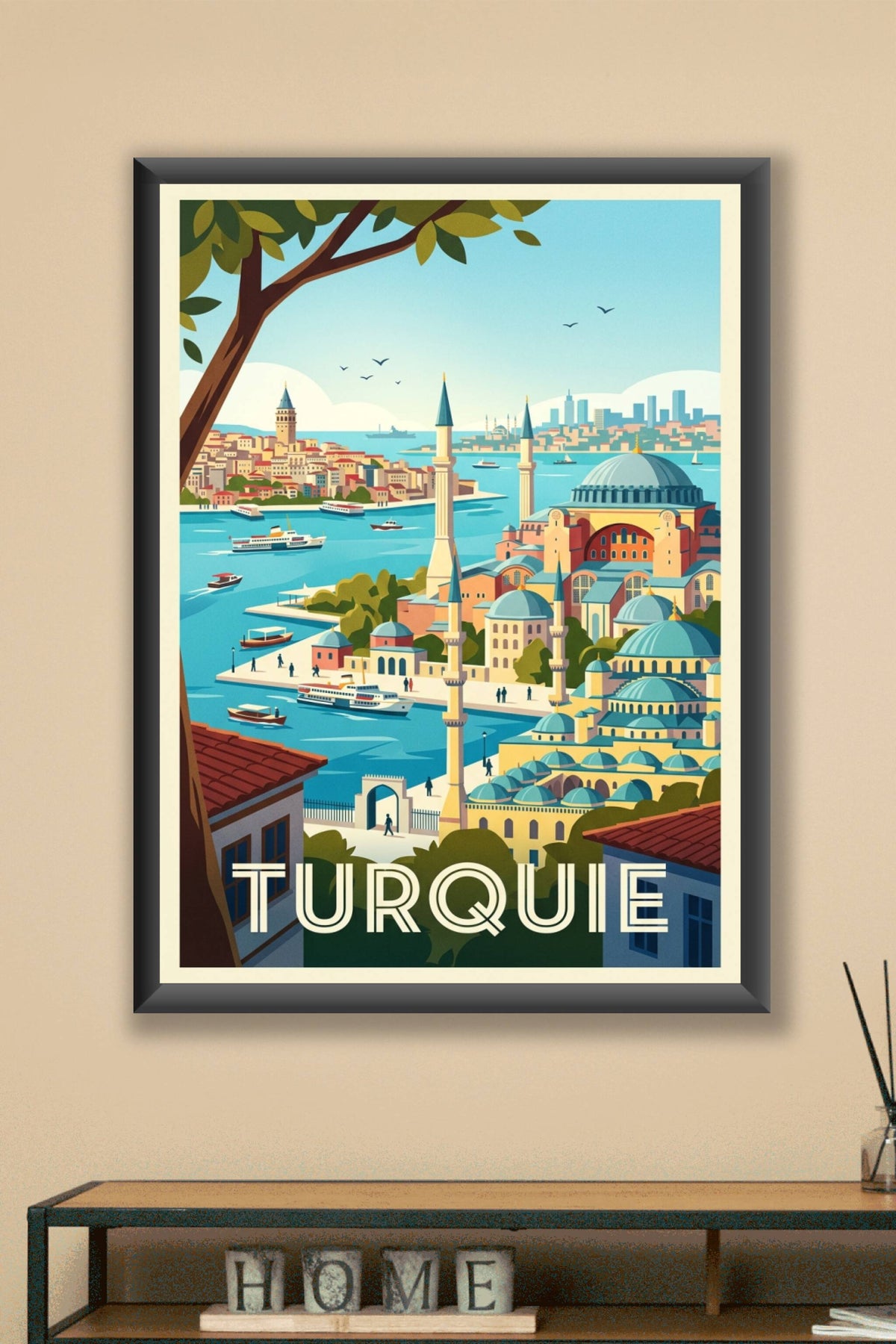 Poster de Turquie, Sainte-Sophie poster voyage