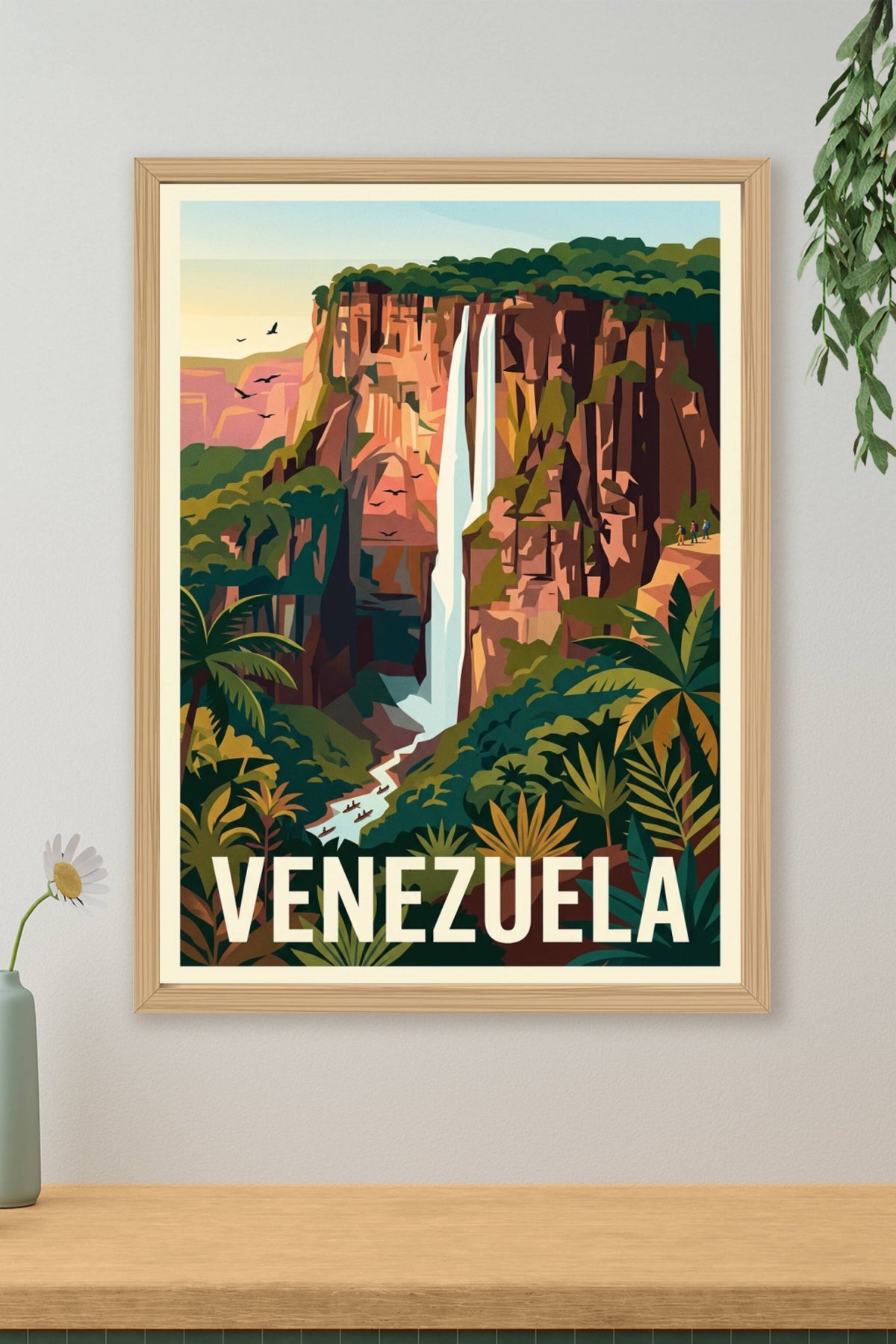 Affiche du Venezuela, Salto Ángel | Afich