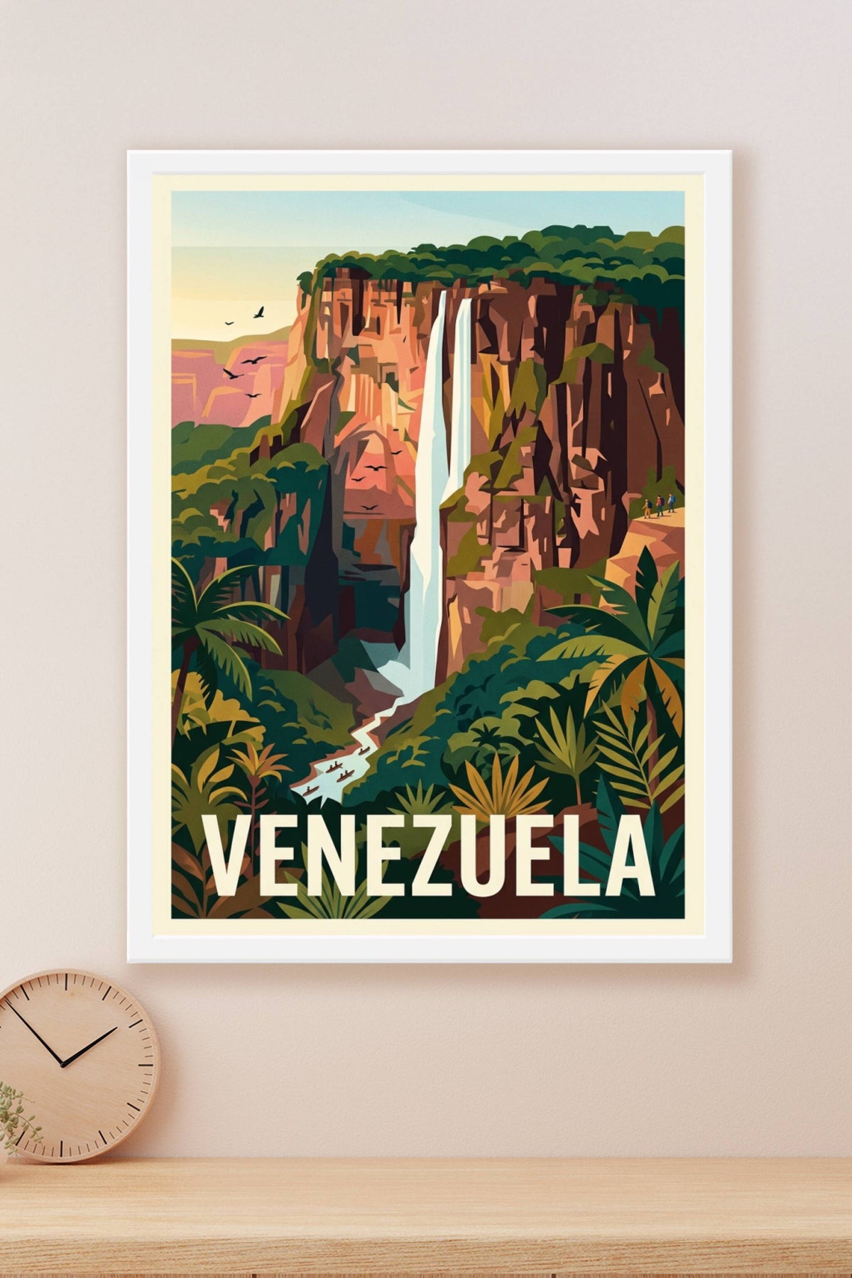 Affiche du Venezuela, Salto Ángel | Afich