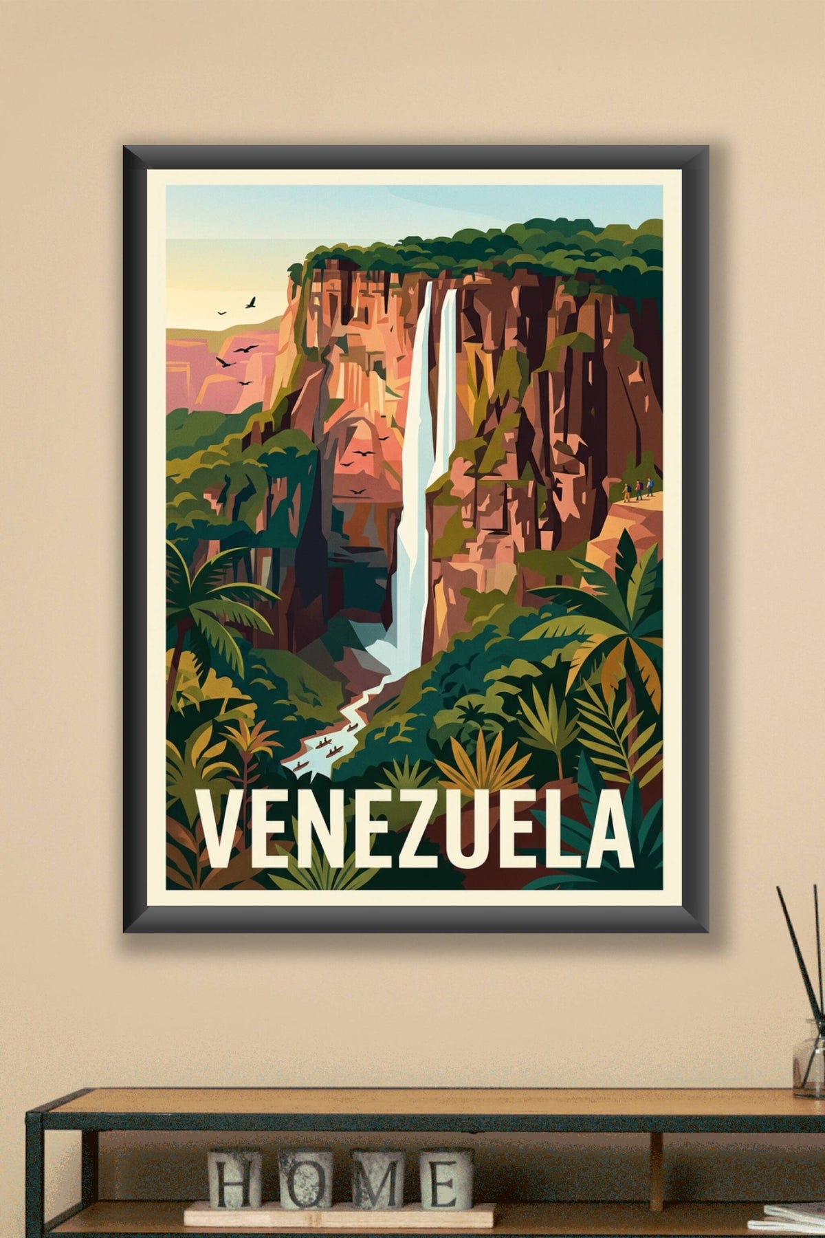 Affiche du Venezuela, Salto Ángel | Afich