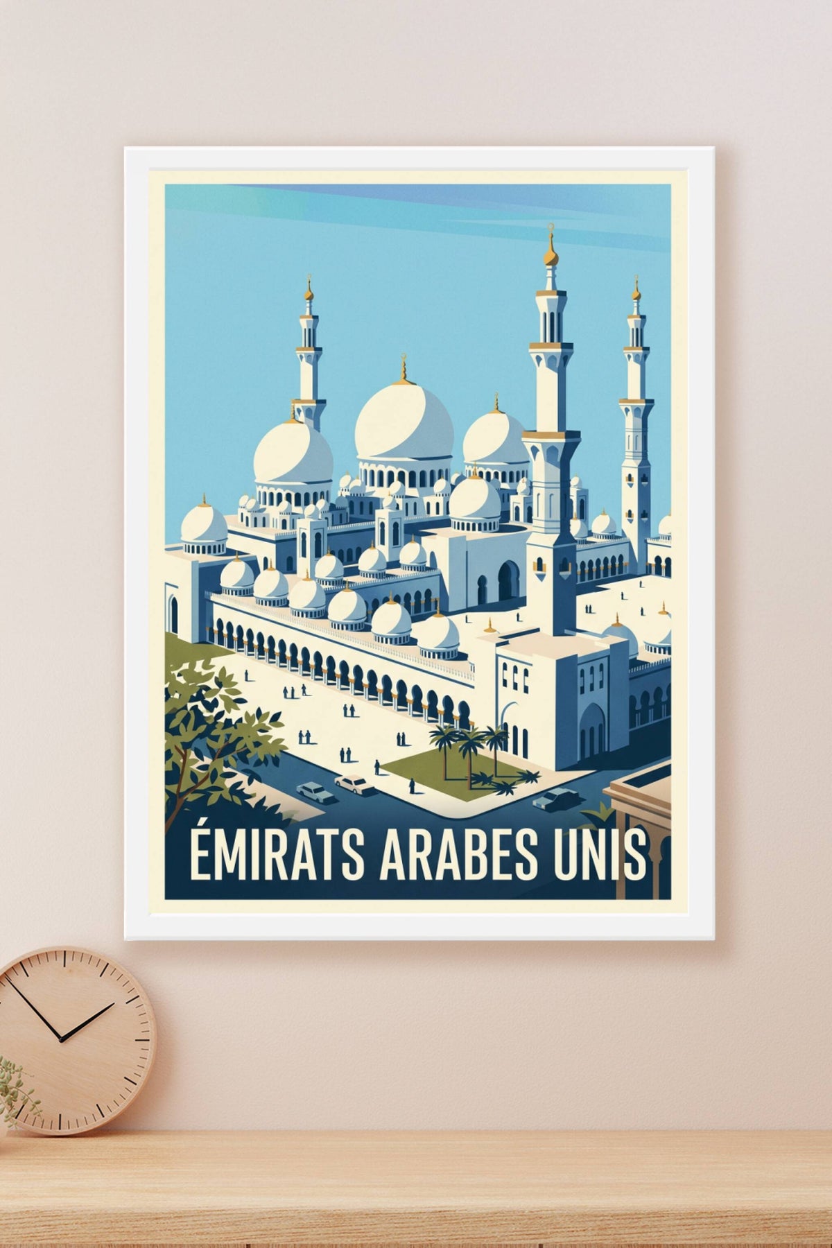 Affiche des Émirats Arabes Unis, Grande Mosquée | Afich