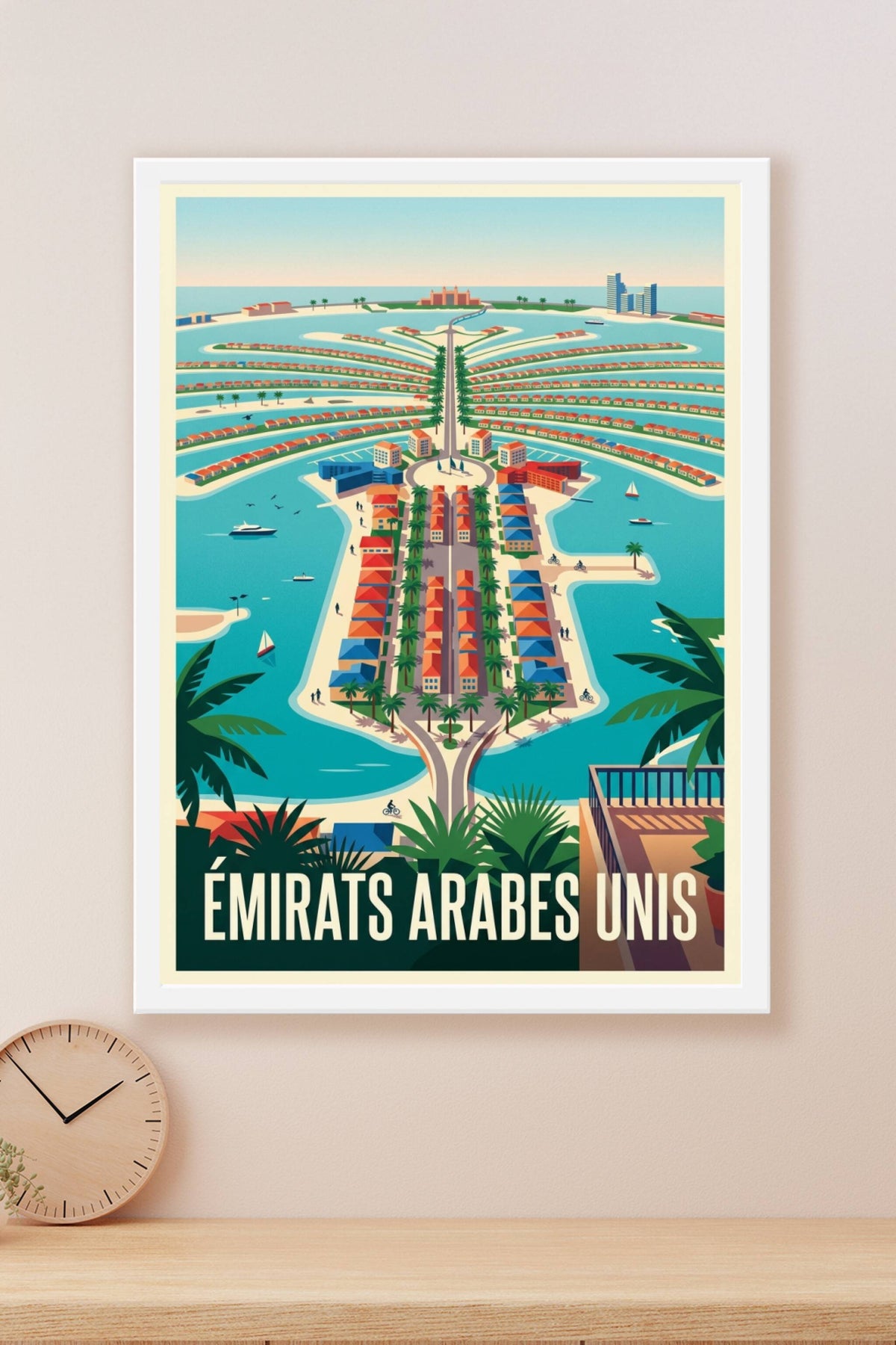 Poster des Émirats Arabes Unis, Palm Jumeirah