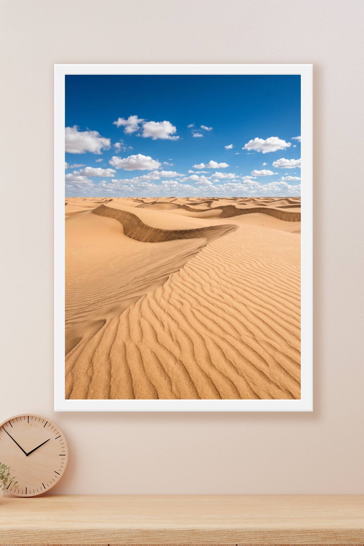 Affiche du Désert, poster dunes de sable