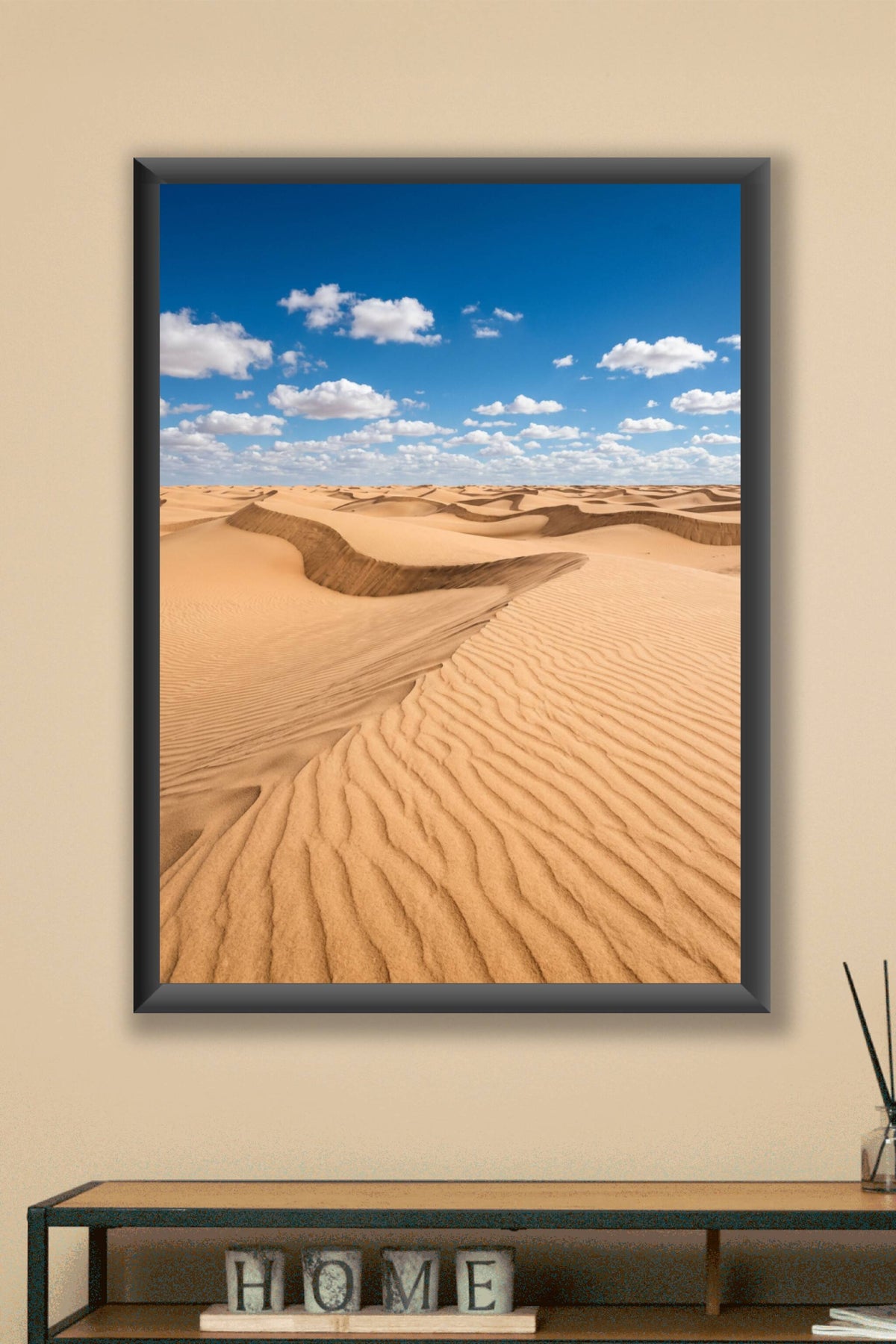 Affiche du Désert, poster dunes de sable