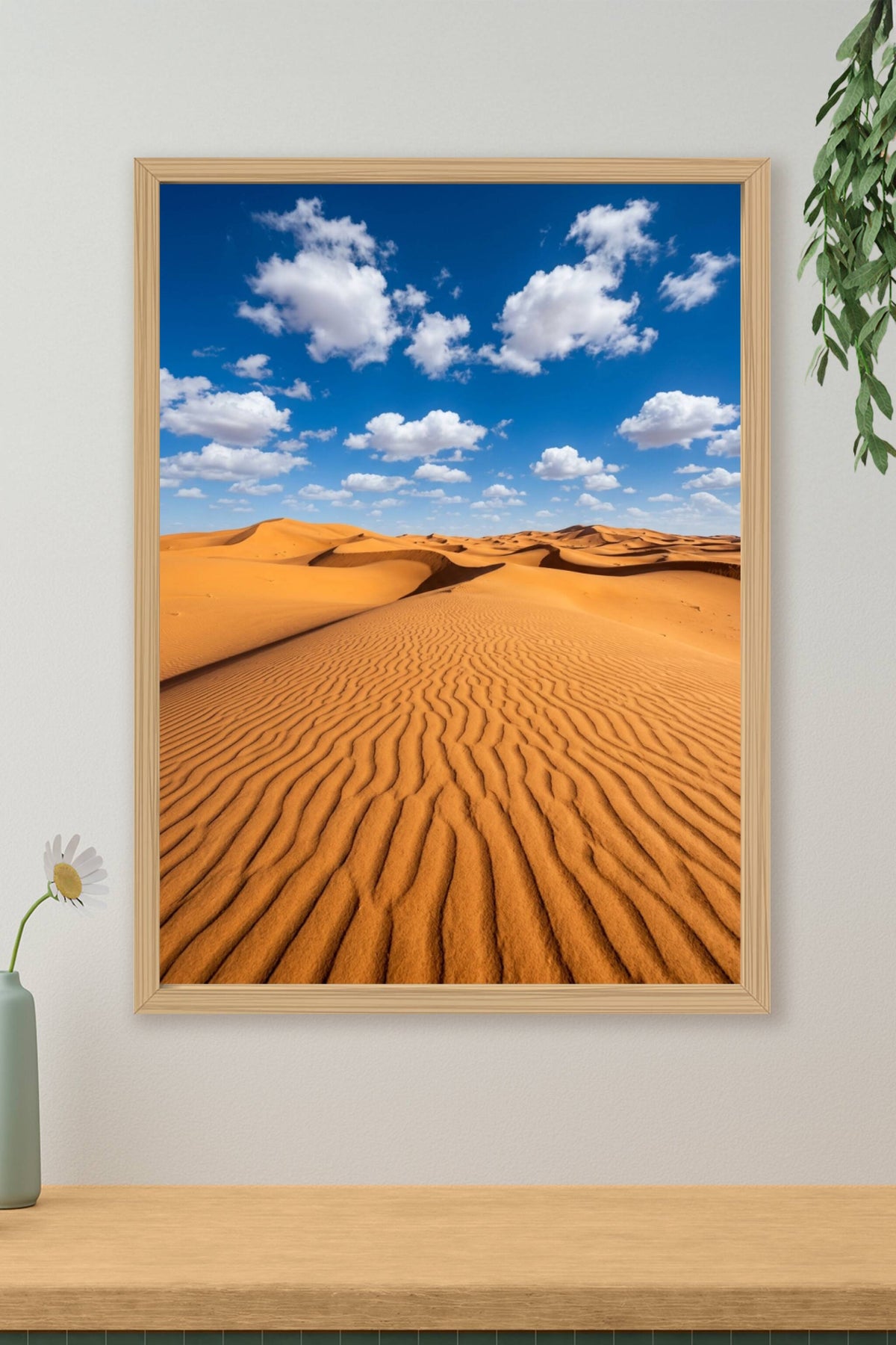 Affiche du désert, poster dunes de sable