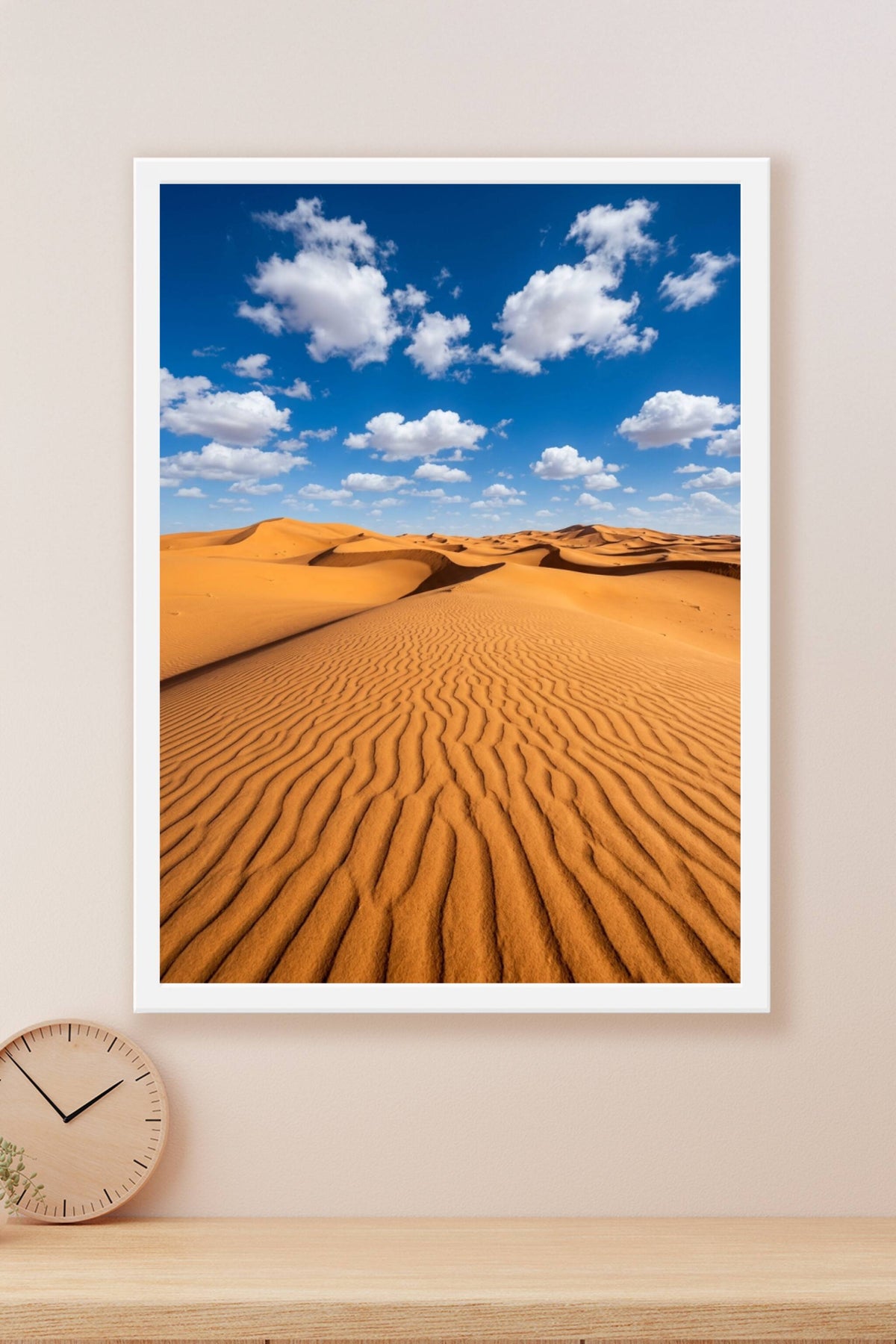 Affiche du désert, poster dunes de sable