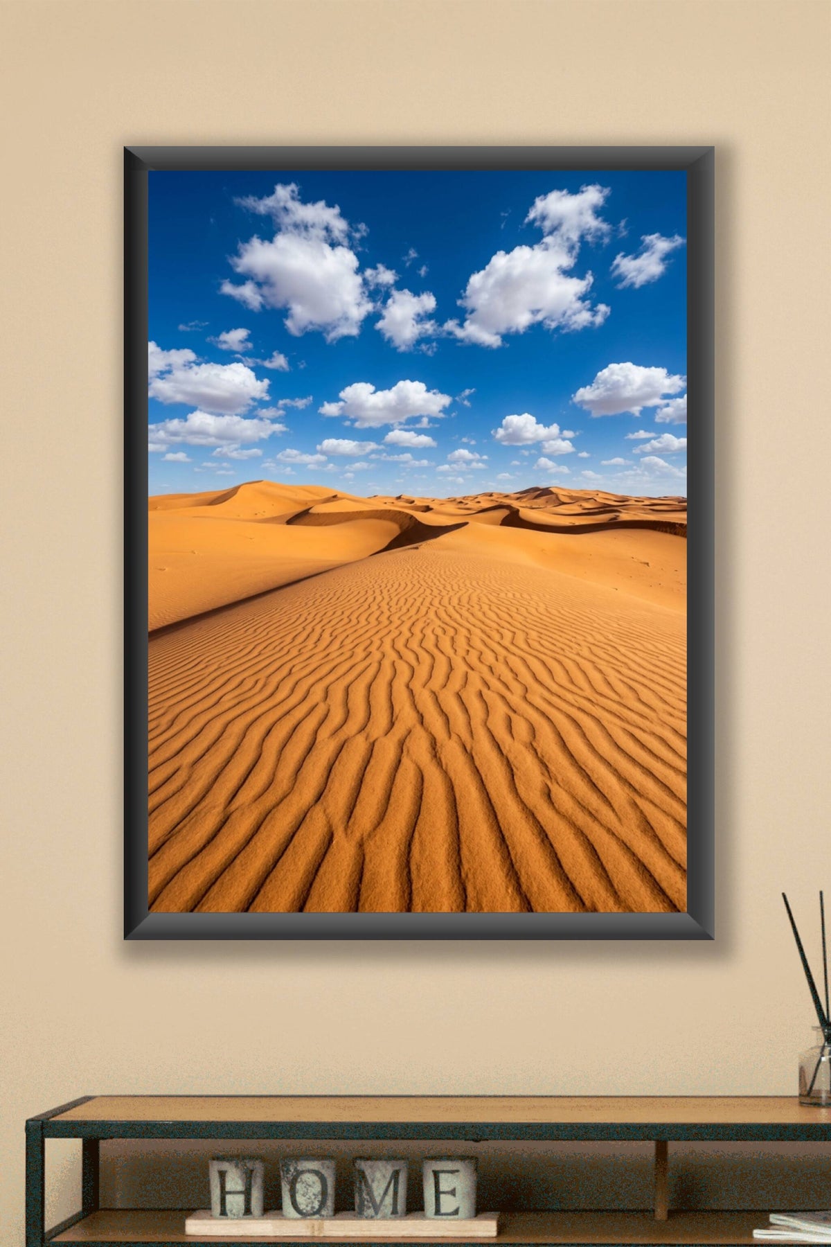 Affiche du désert, poster dunes de sable