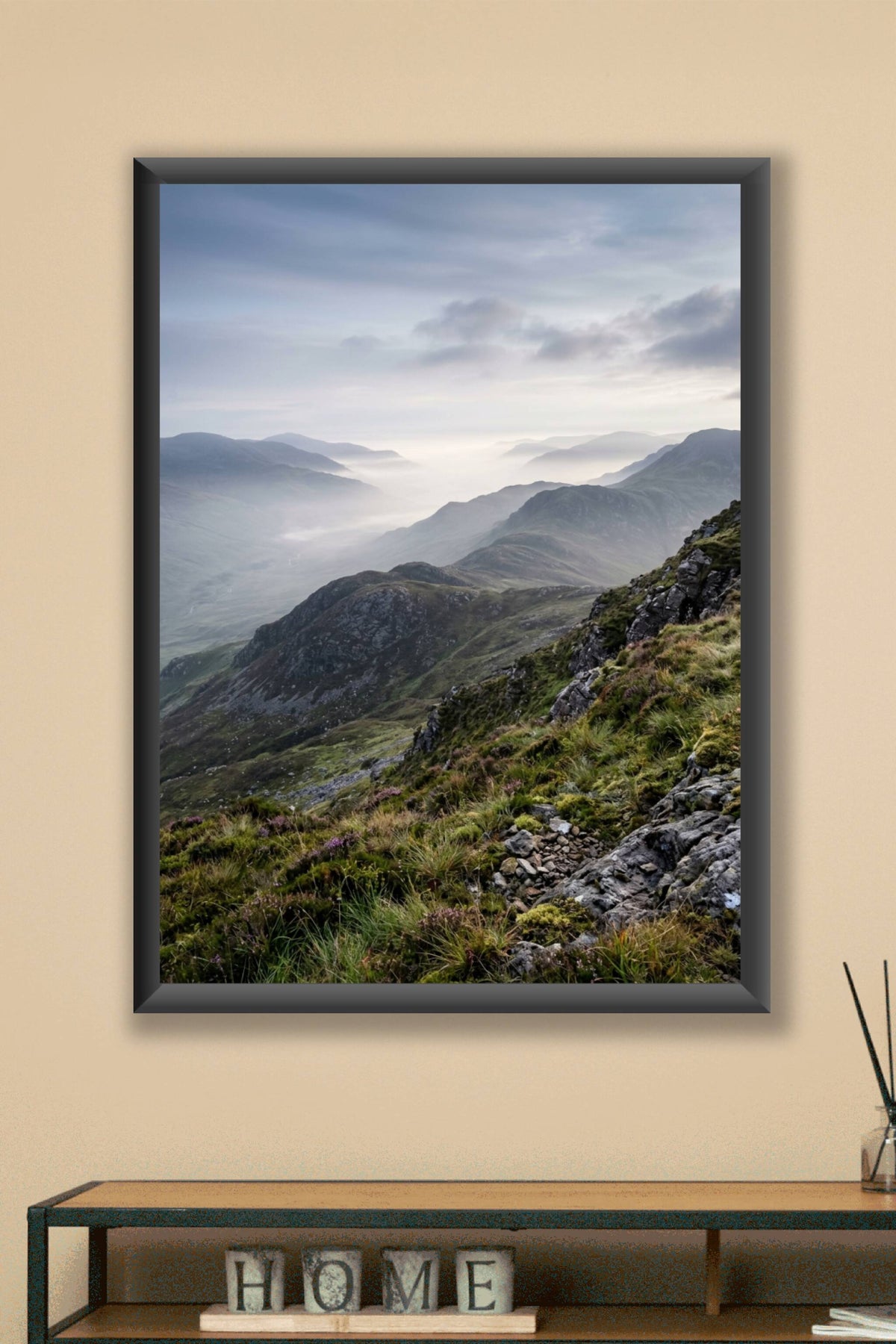 Poster de Montagne, brume matinale