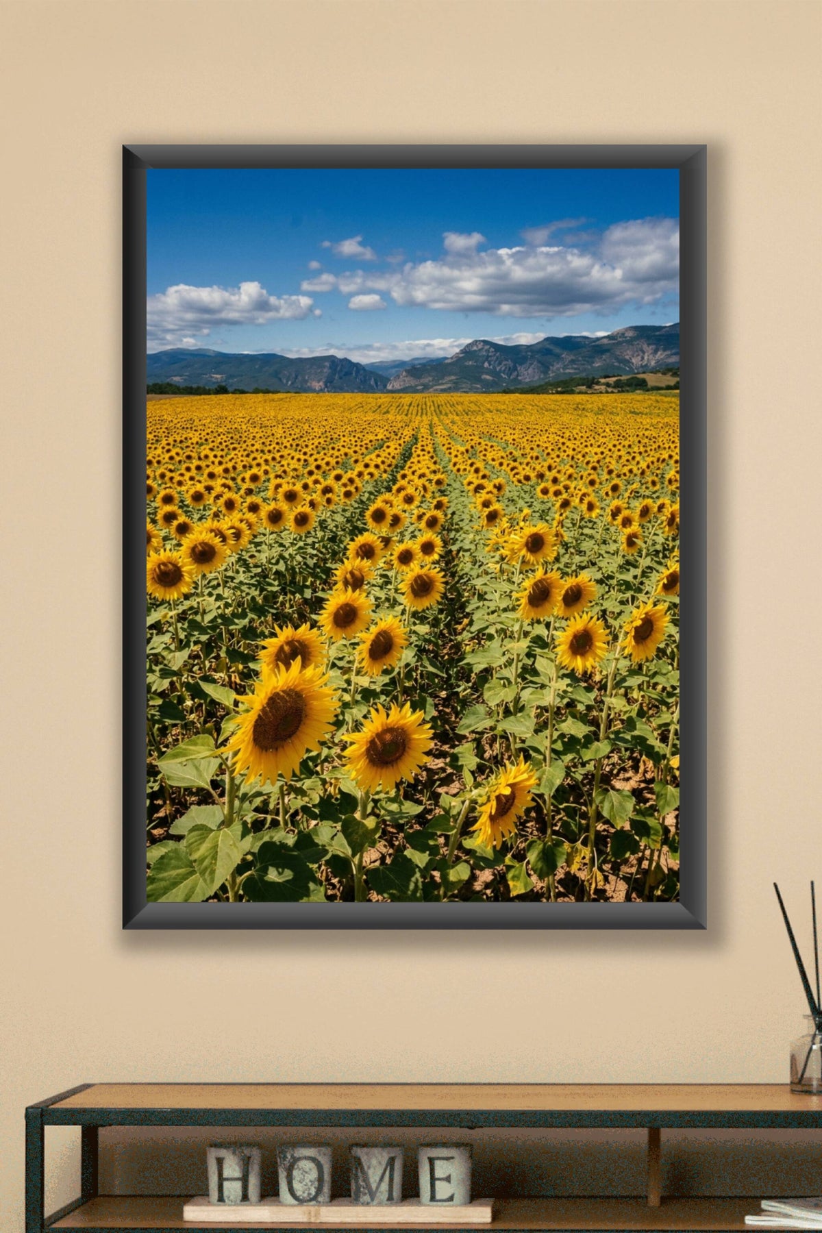 Poster de tournesols, affiche de Provence
