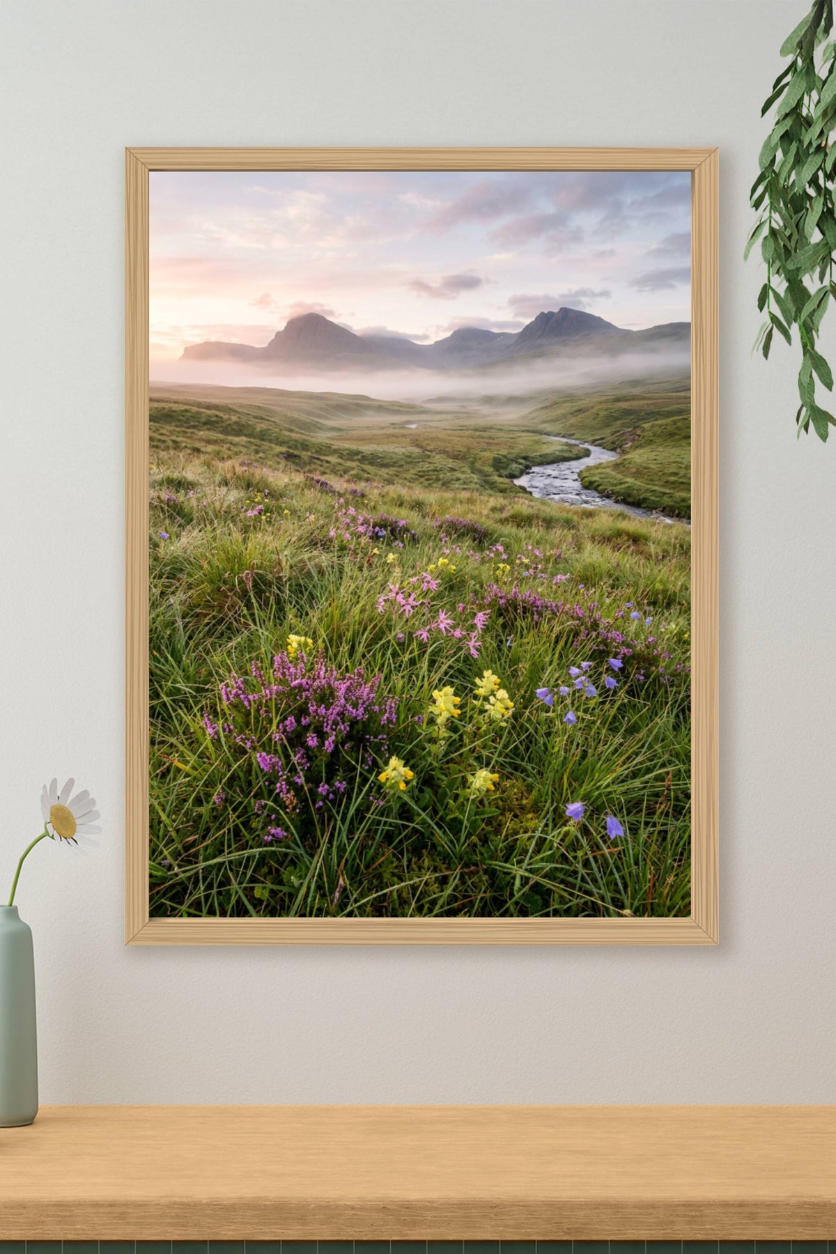 Poster d'Écosse, paysage des Highlands