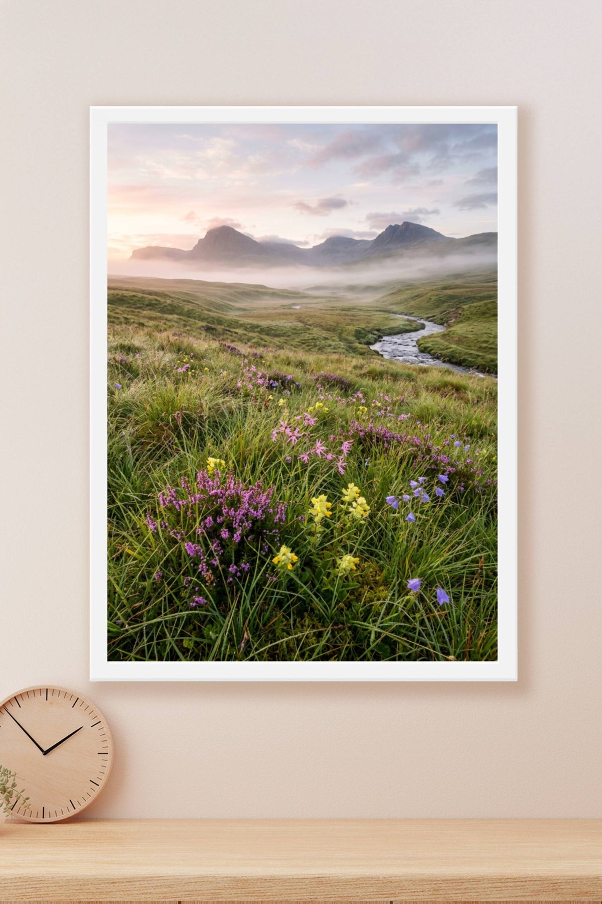 Poster d'Écosse, paysage des Highlands