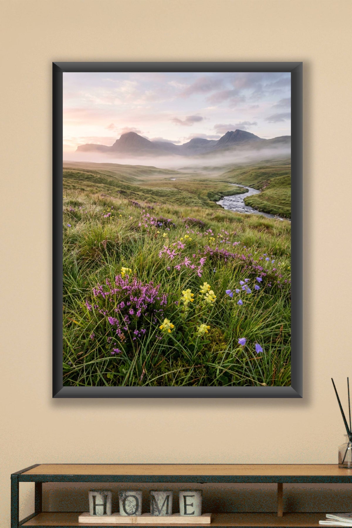 Poster d'Écosse, paysage des Highlands