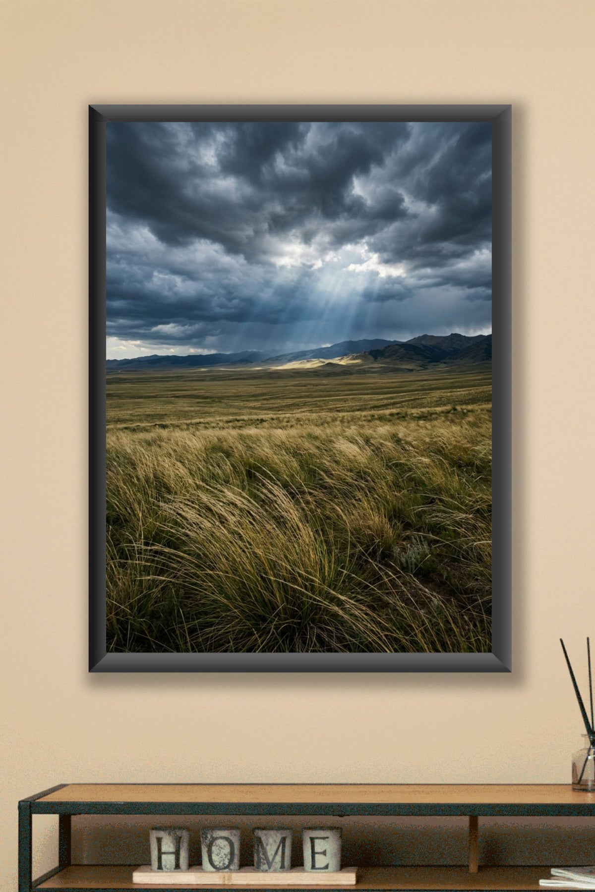 Affiche de Plaine sauvage, poster rayons de soleil