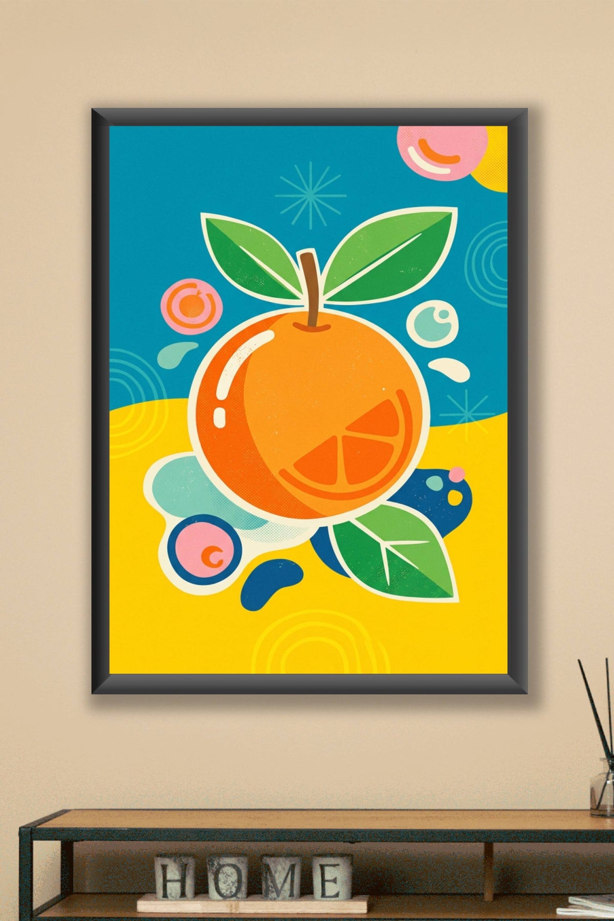 Affiche d'Orange, poster style pop