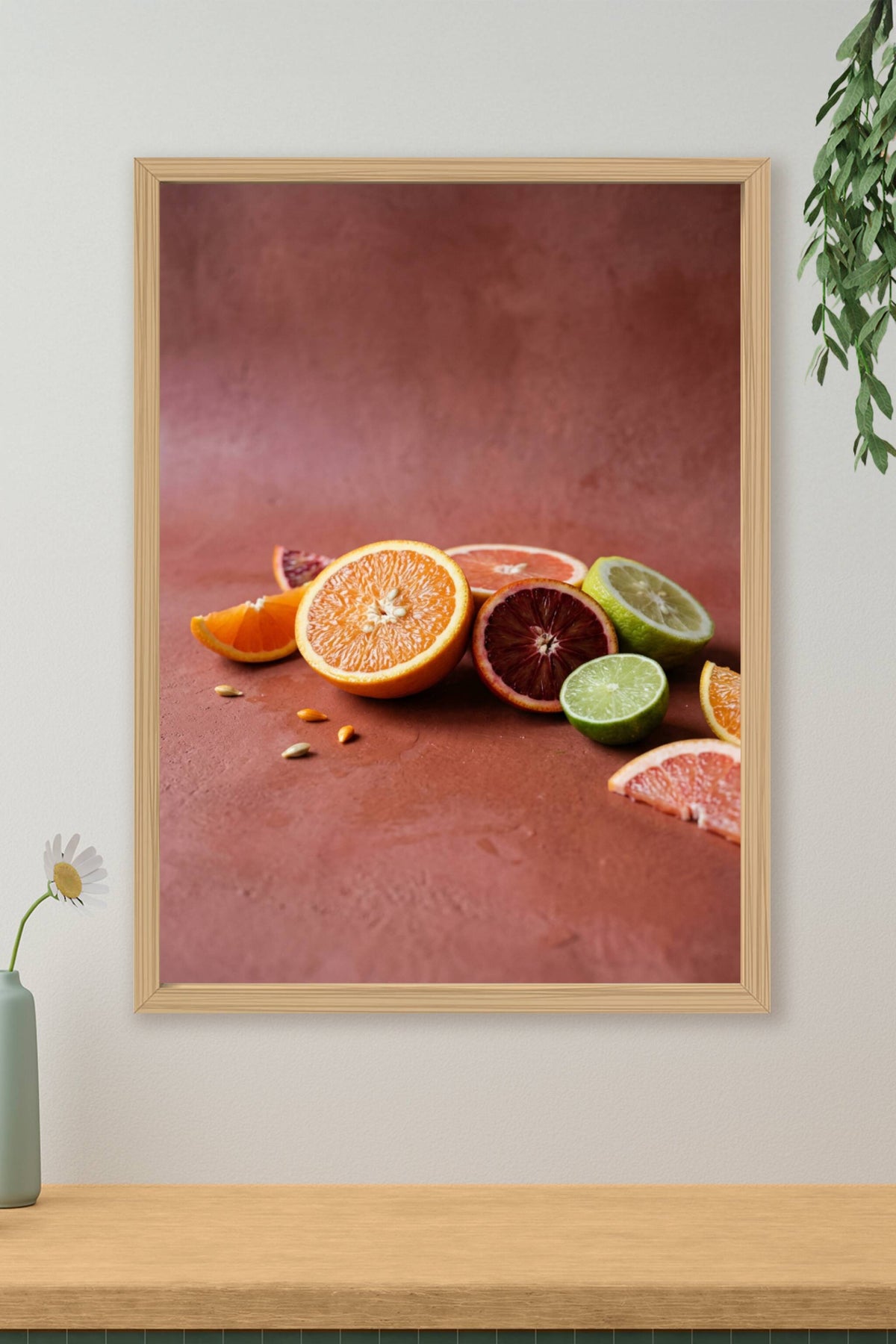 Poster d'agrumes, fruits de cuisine