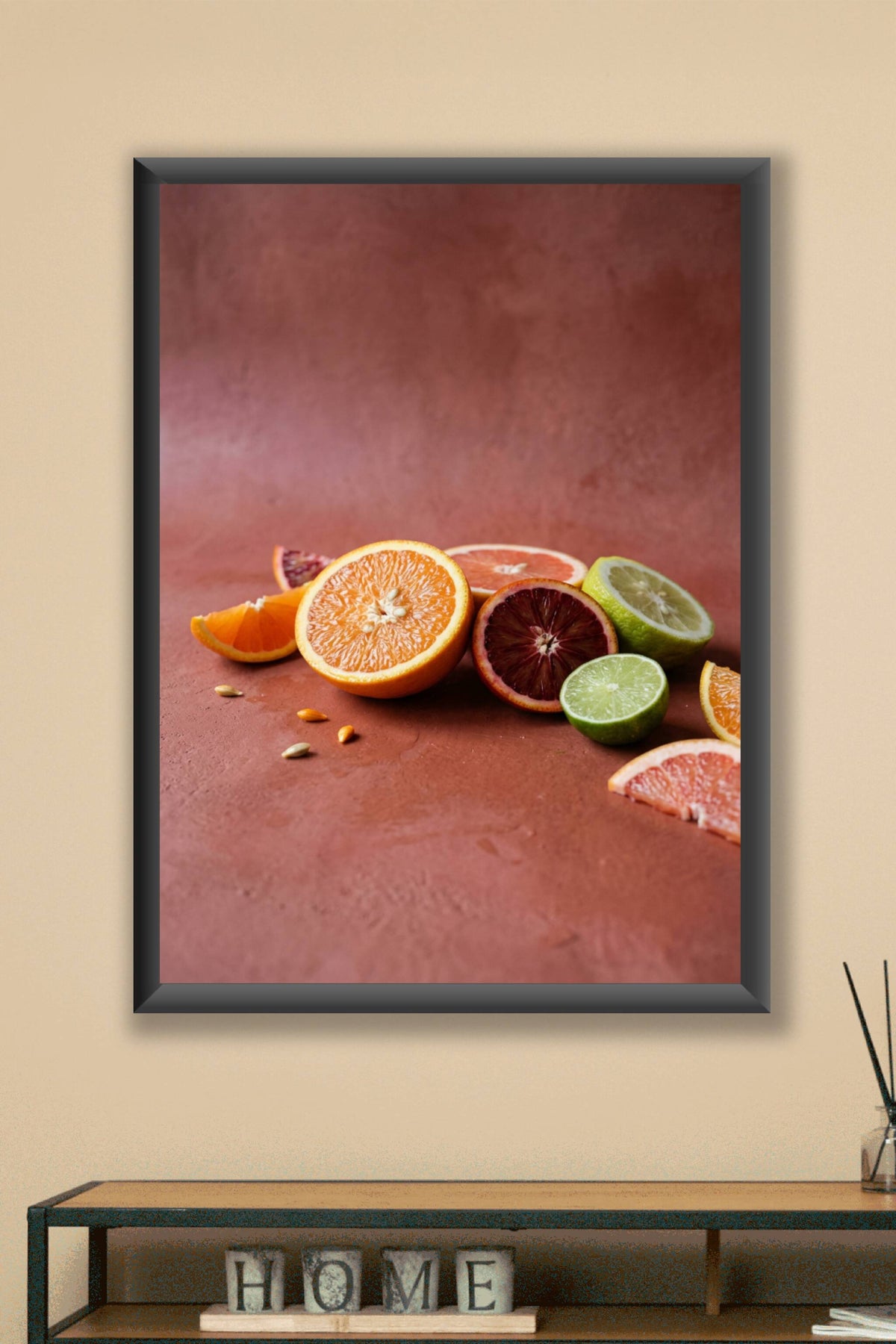 Poster d'agrumes, fruits de cuisine