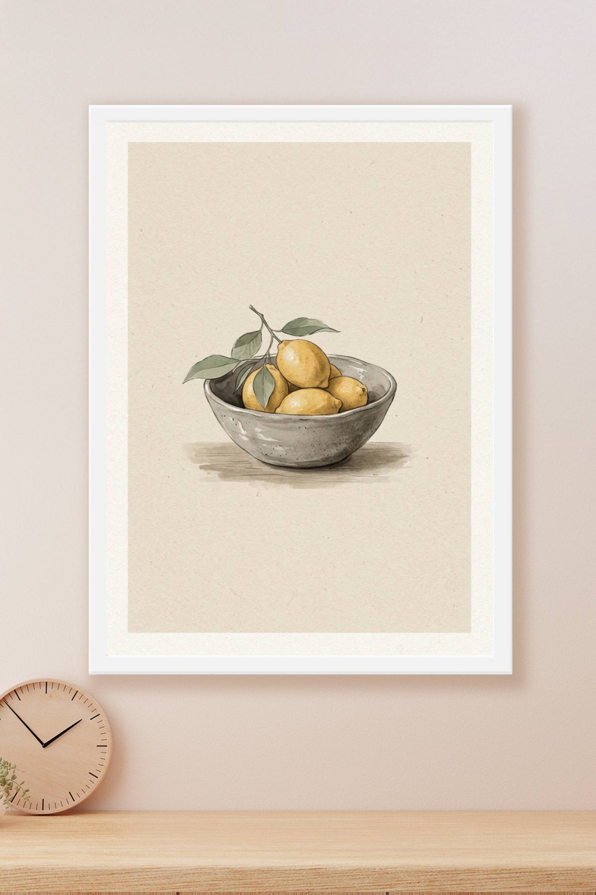 Affiche de citrons - Poster pour une cuisine