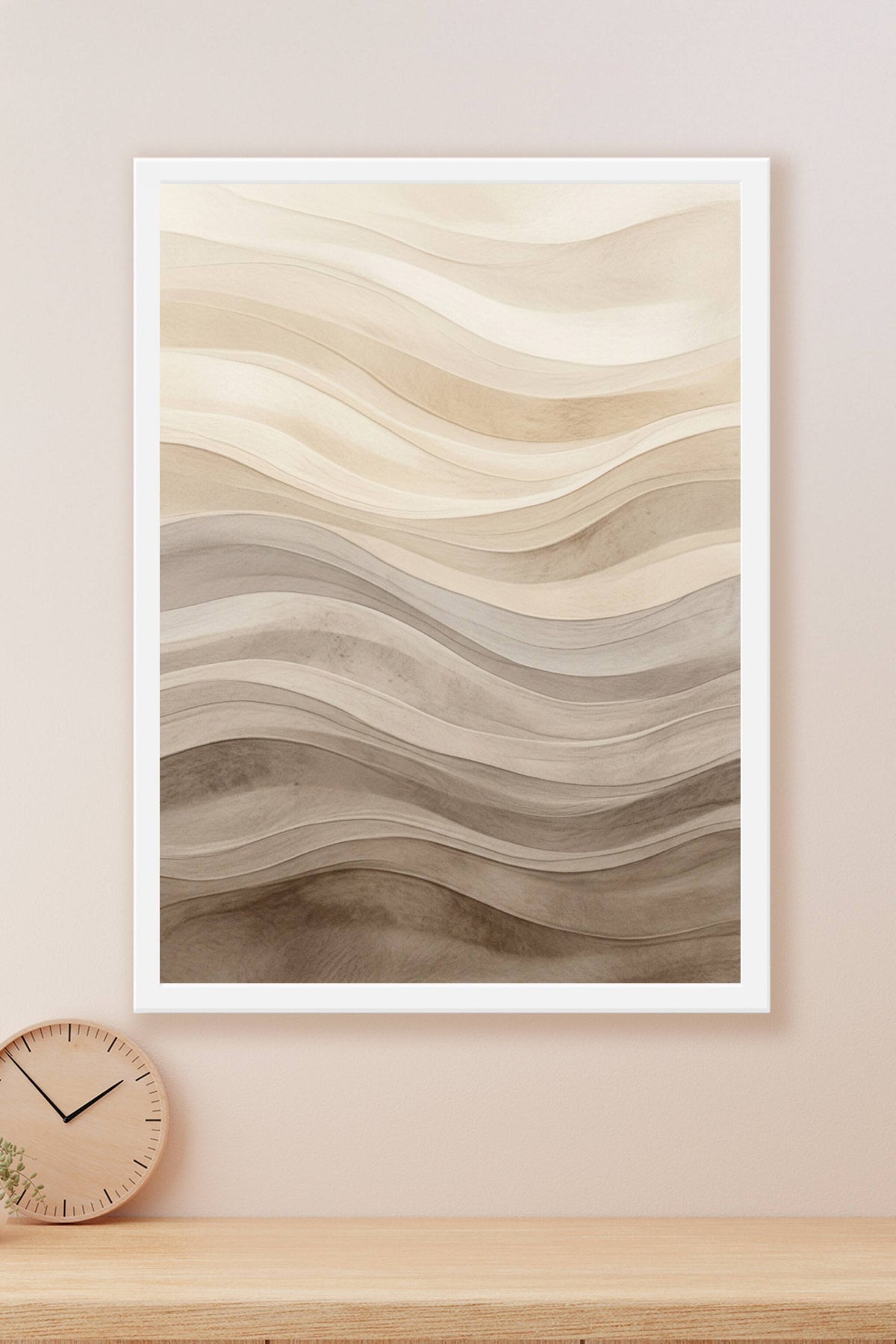 Affiche Chambre Dunes Abstraites - Poster Abstrait